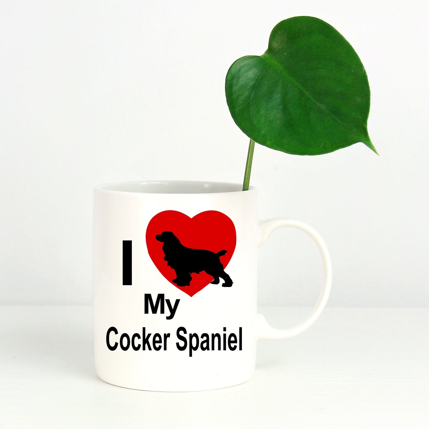 Cocker Spaniel Dog Lover Gift White Ceramic Coffee Mug