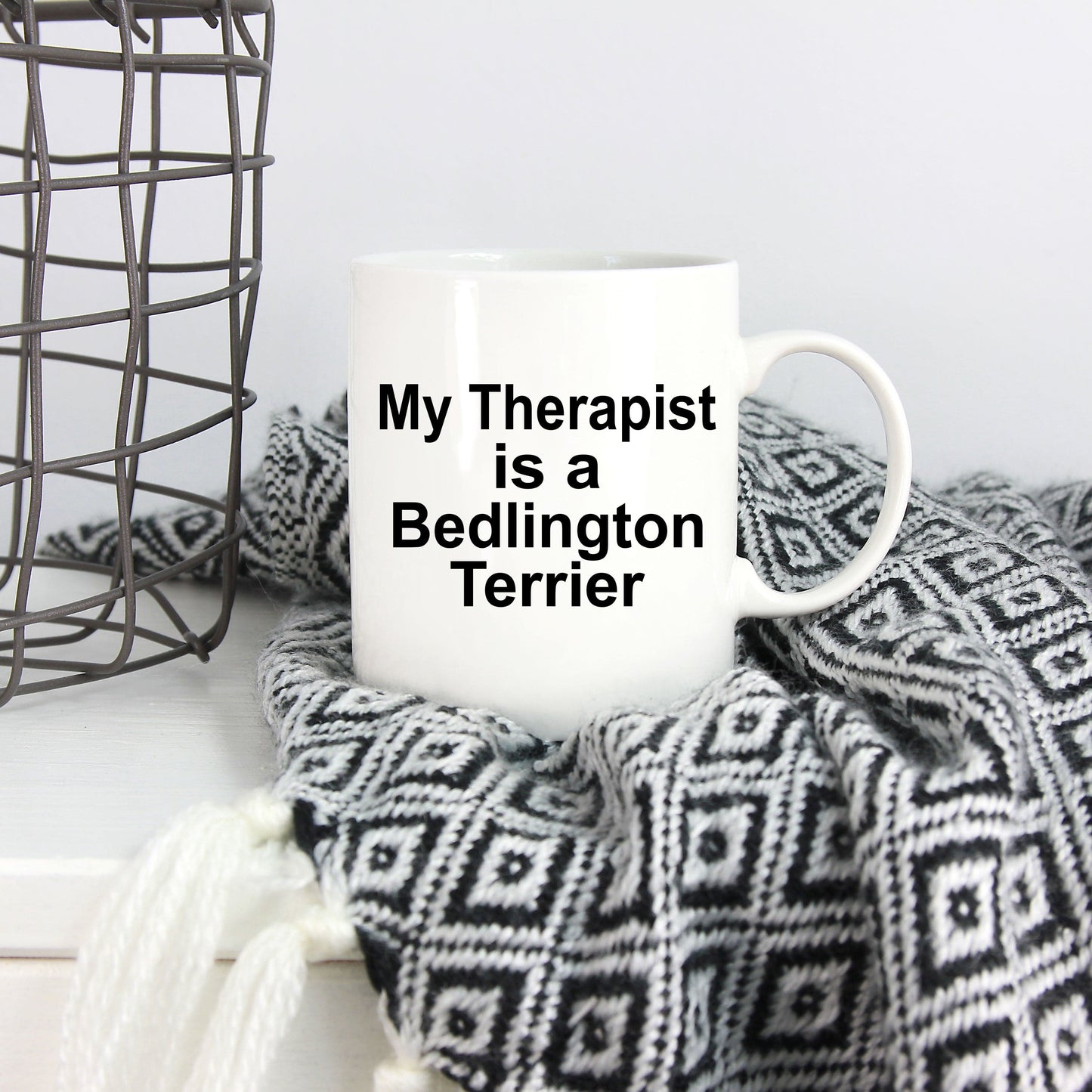 Bedlington Terrier Dog Therapist Coffee Mug