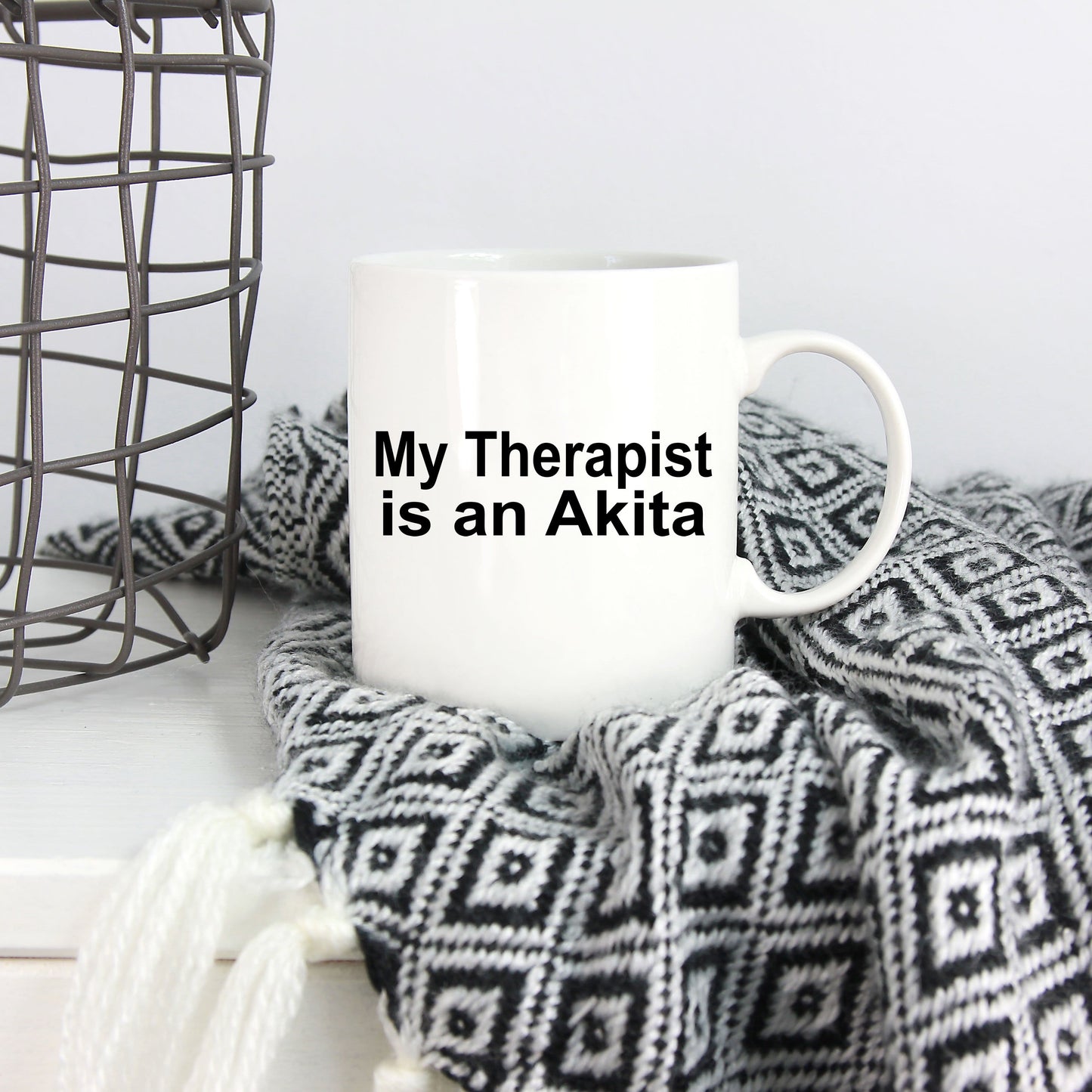 Akita Dog Therapist Coffee Mug