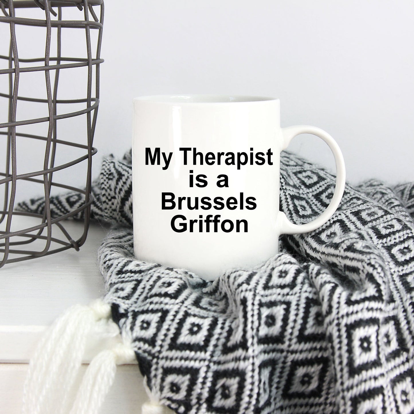 Brussels Griffon Dog Therapist Coffee Mug