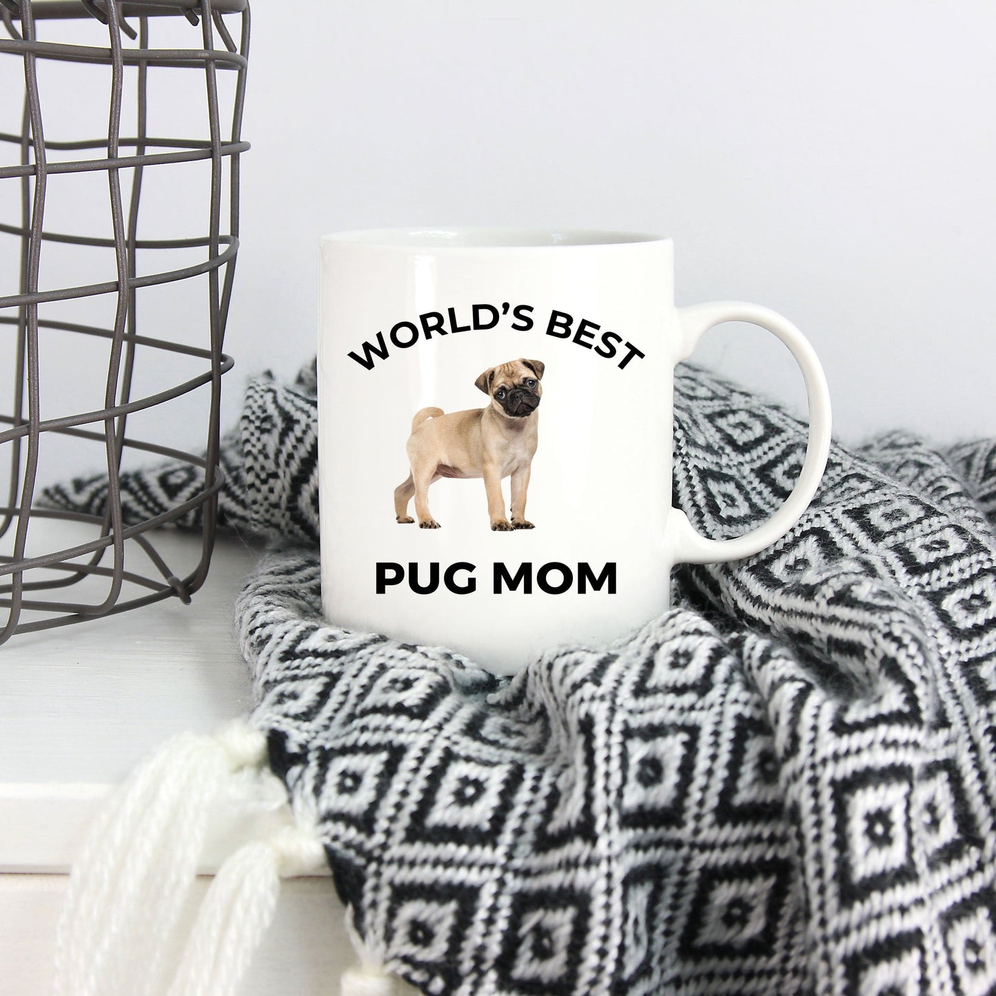 Pug Puppy Dog Mom Coffee Mug