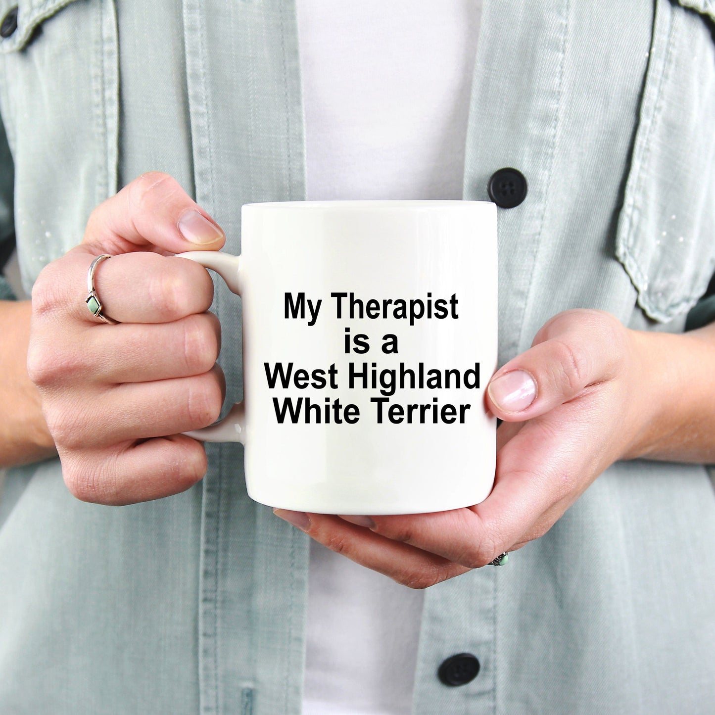 West Highland White Terrier Dog Therapist Coffee Mug