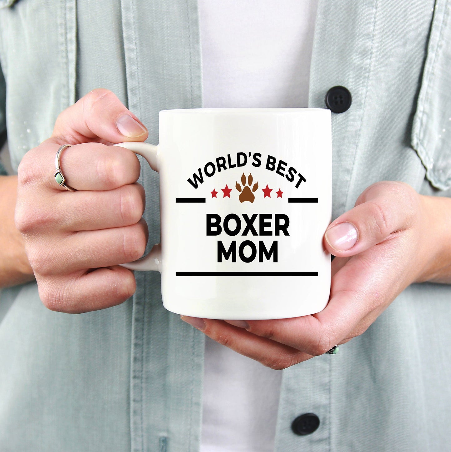 Boxer Mom Ceramic Mug