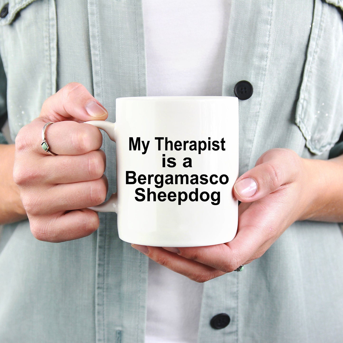 Bergamasco Sheepdog Dog Therapist Coffee Mug