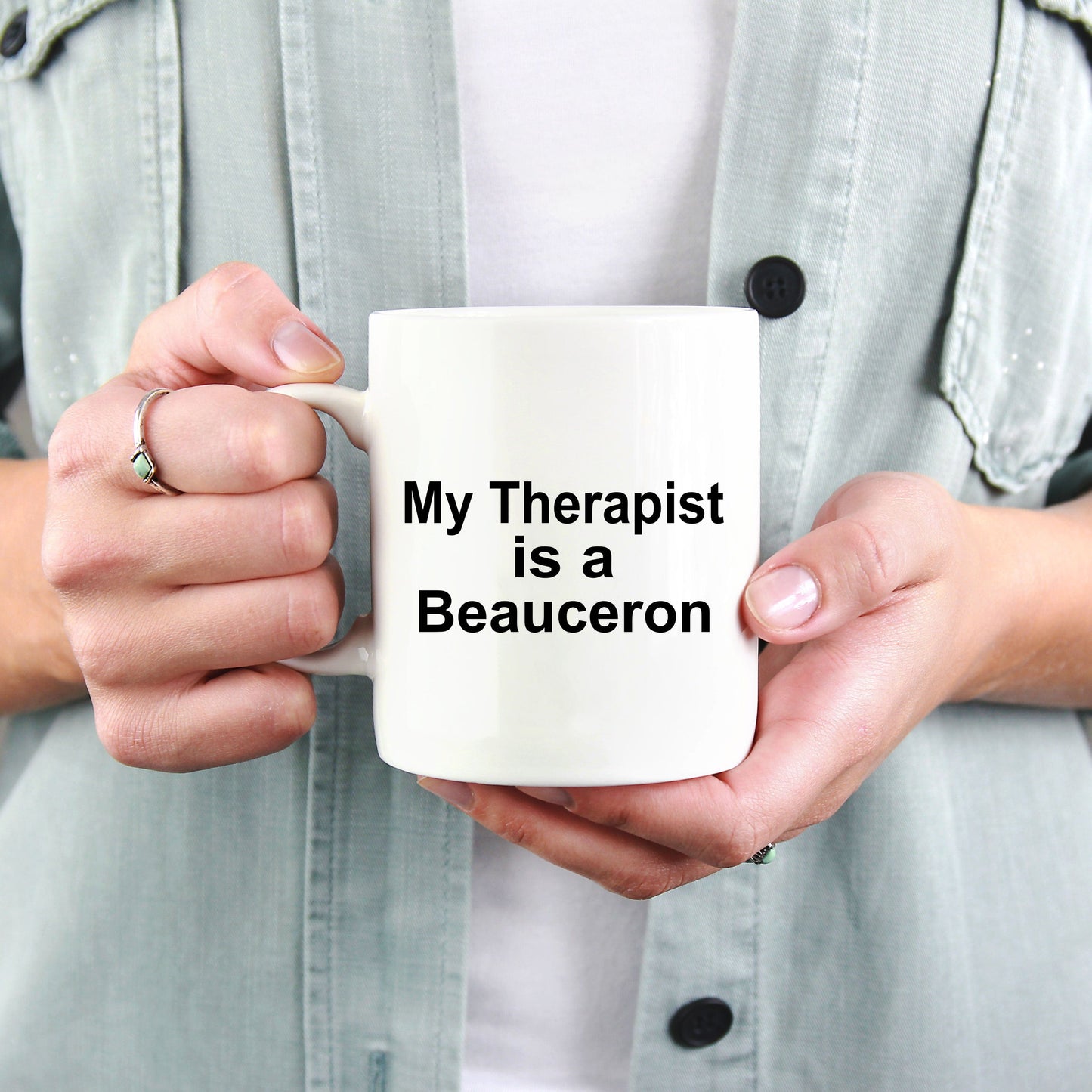 Beauceron Dog Therapist  Coffee Mug