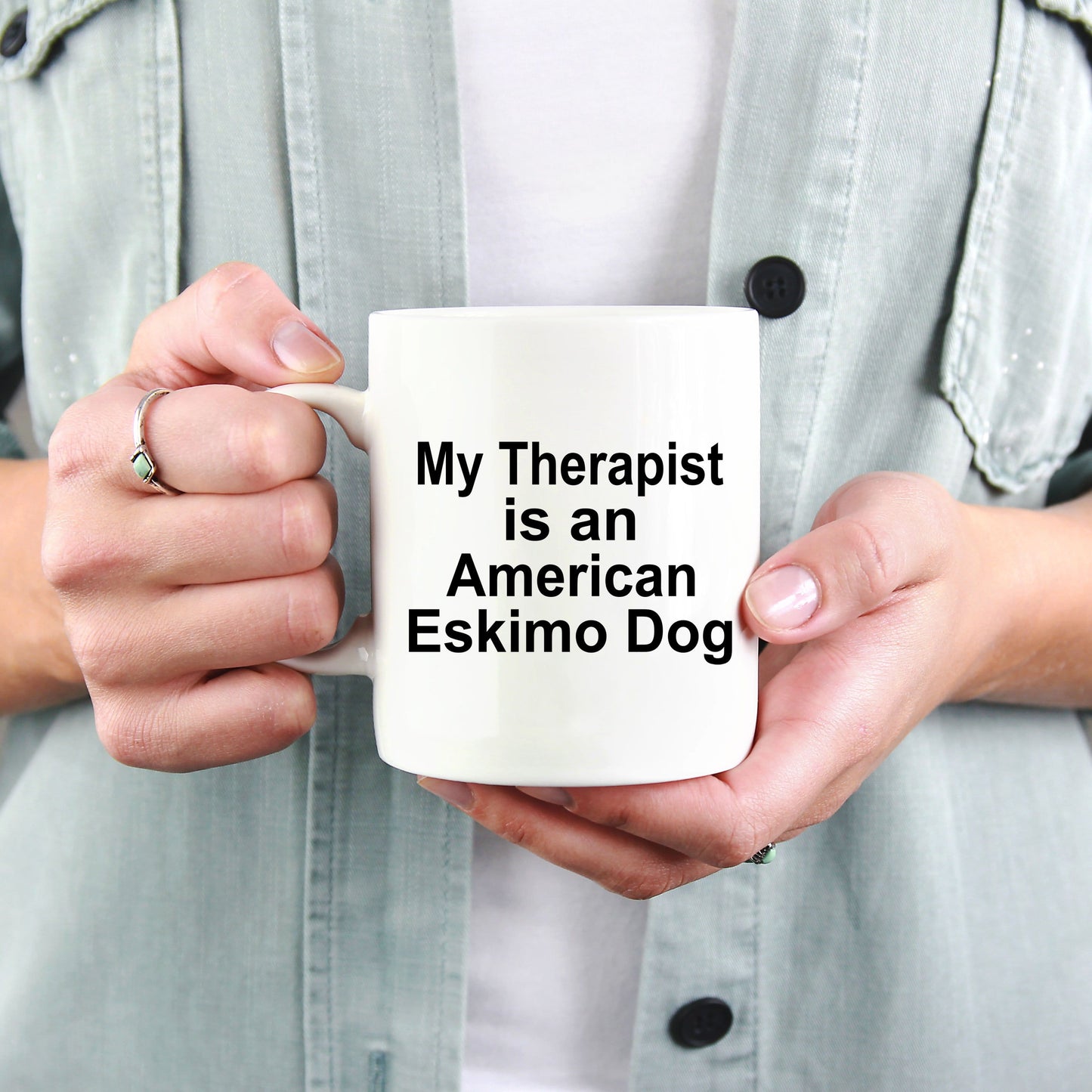 American Eskimo Dog TherapistCoffee Mug