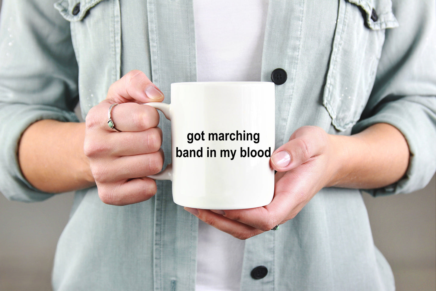 Got Marching Band In My Blood Coffee Mug