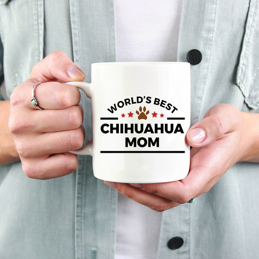 World's Best Chihuahua Mom Ceramic Mug -Great Gift for Dog Lovers