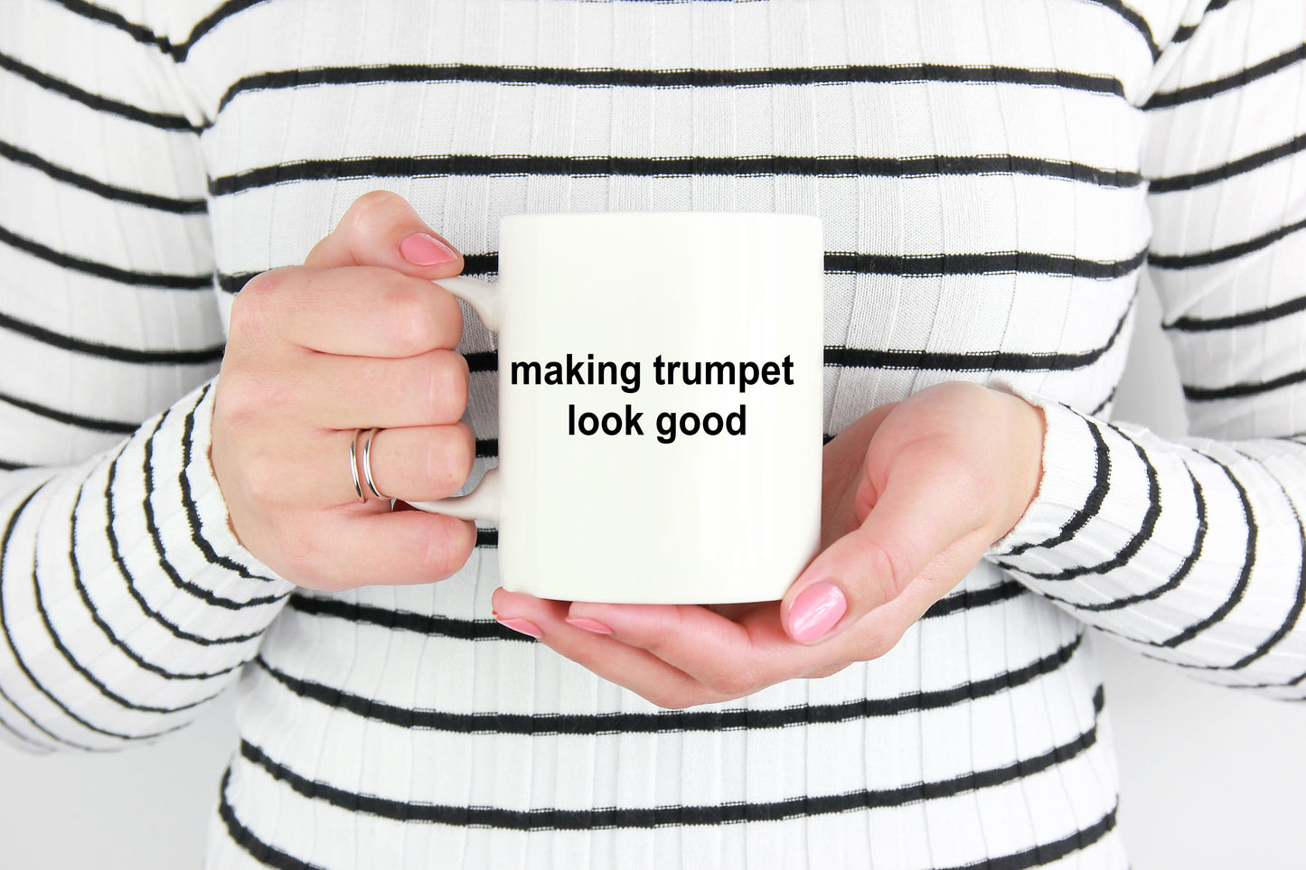 Trumpet Player Coffee Mug Makes a Great Musician Gift
