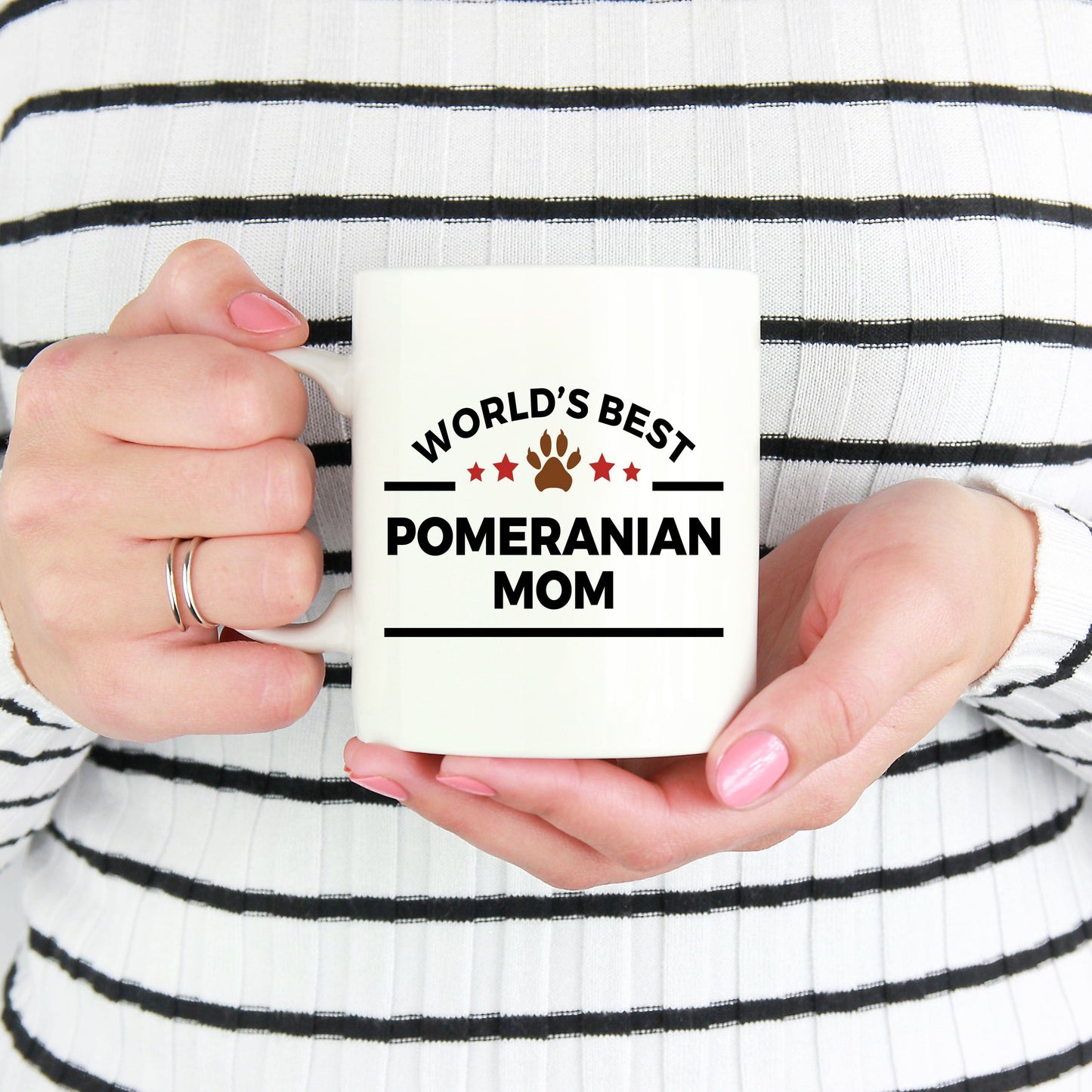 Pomeranian Dog Mom Coffee Mug