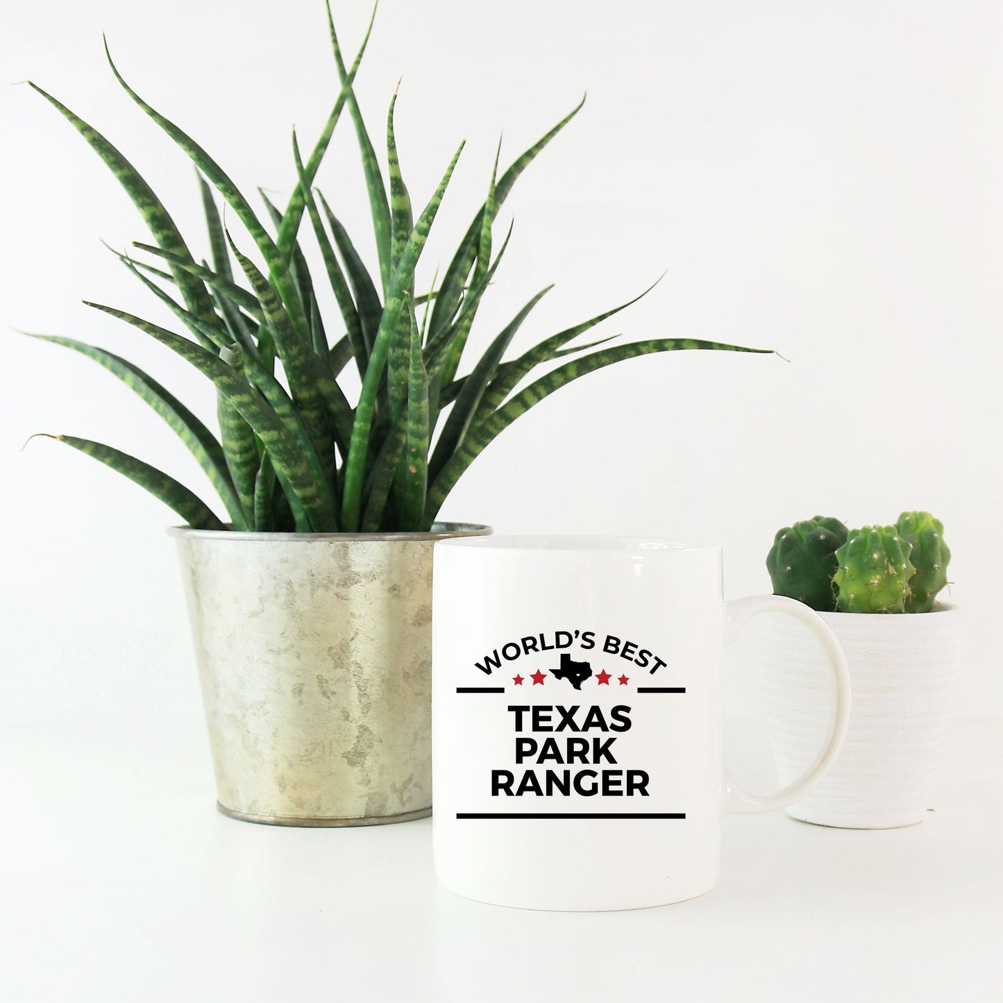Texas Park Ranger Gift Birthday Father's Day Mother's Day Appreciation White Ceramic Coffee Mug
