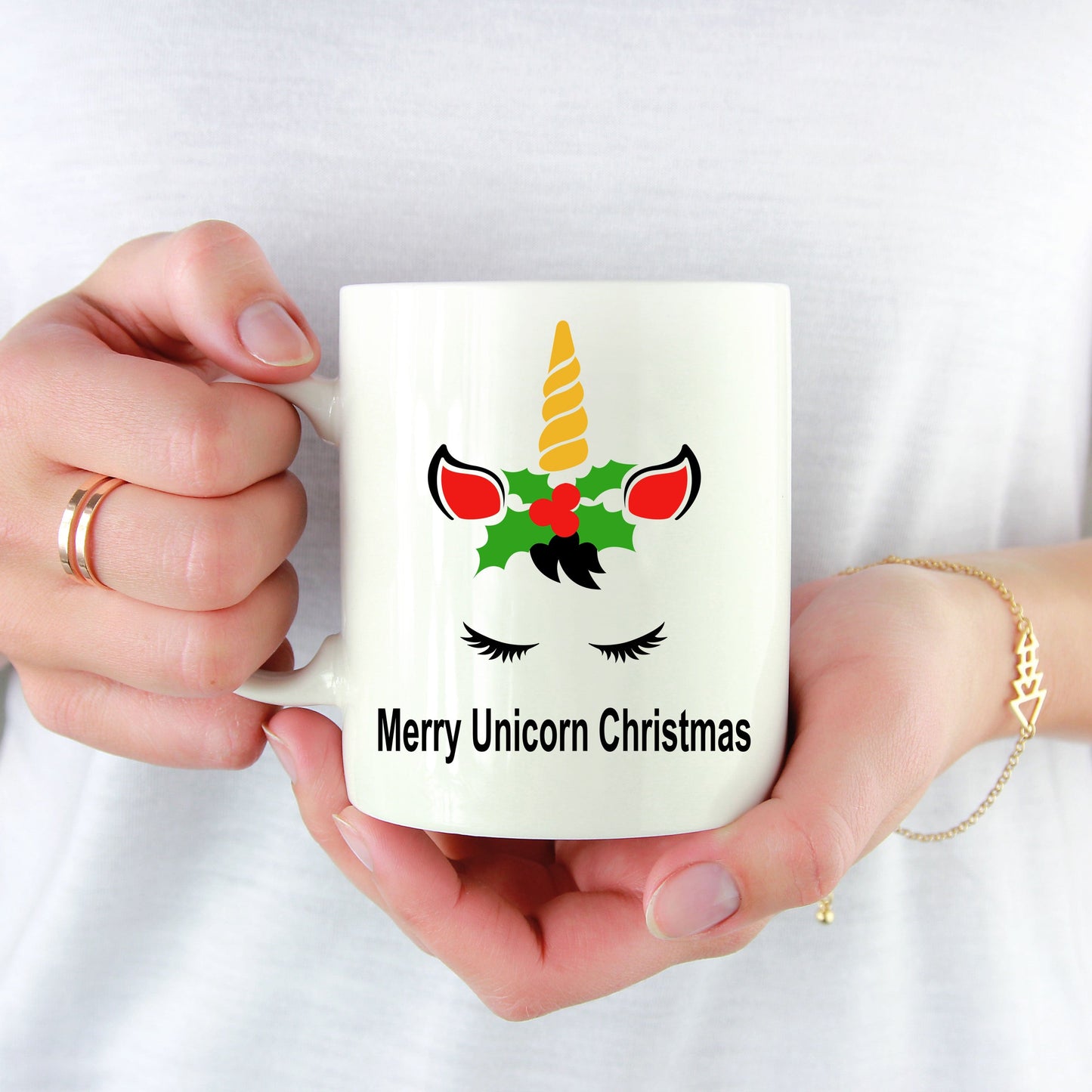 Unicorn Christmas Coffee Mug