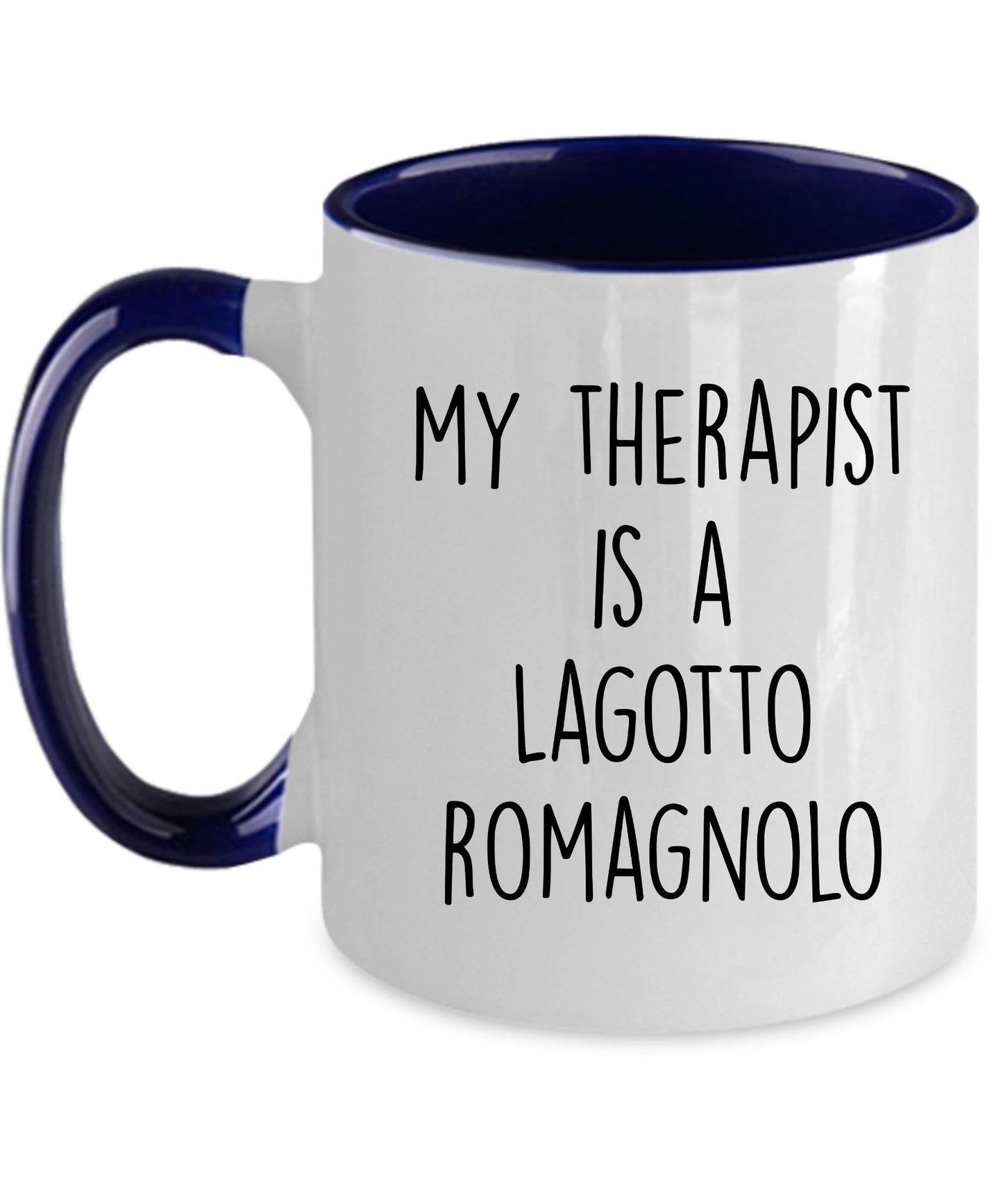 Lagotto Romagnolo Dog Owner Lover Funny Gift Therapist White Ceramic Coffee Mug