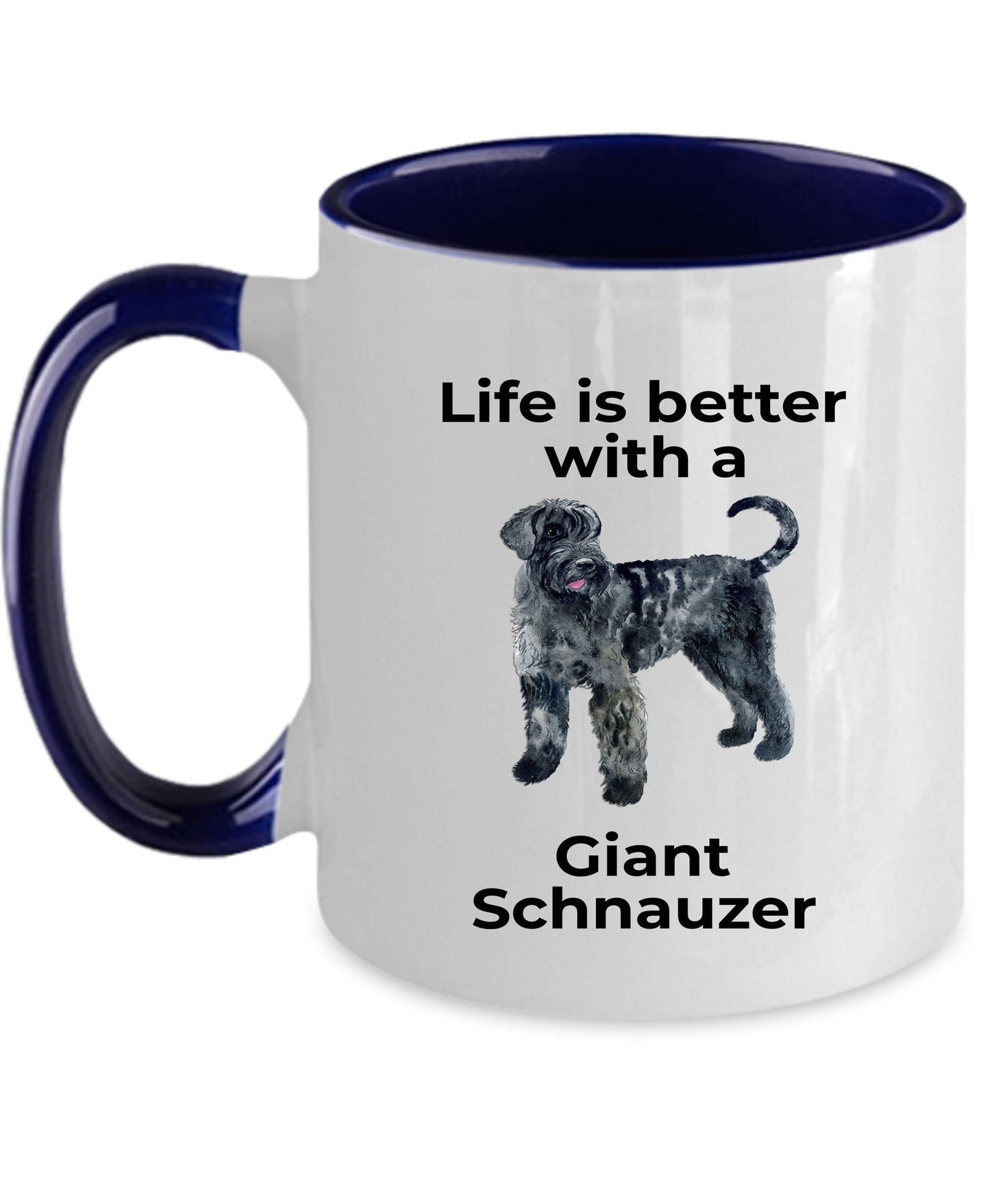 Giant Schnauzer Dog Coffee Mug - Life is Better