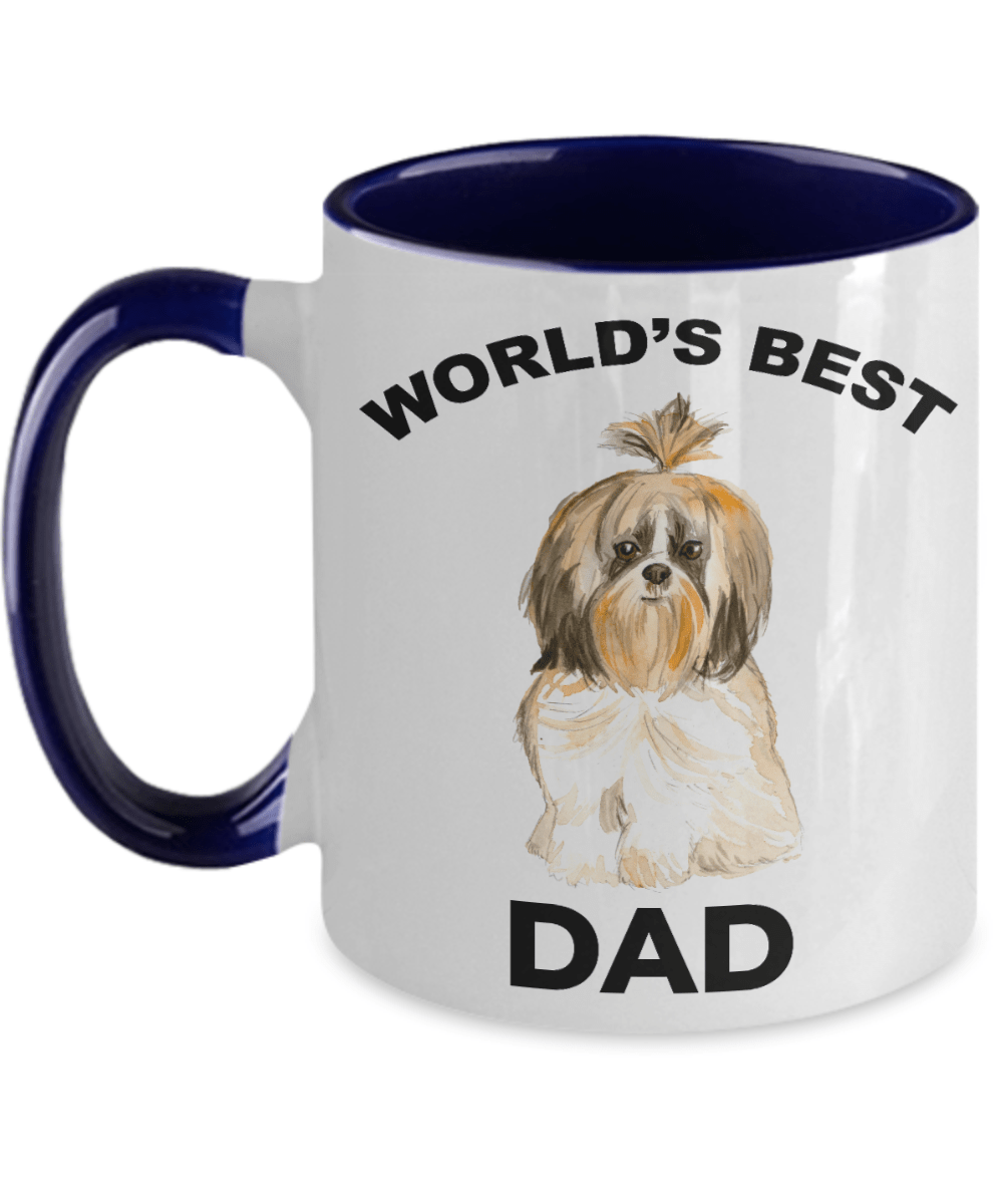 Shih Tzu Best Dog Dad Coffee Mug