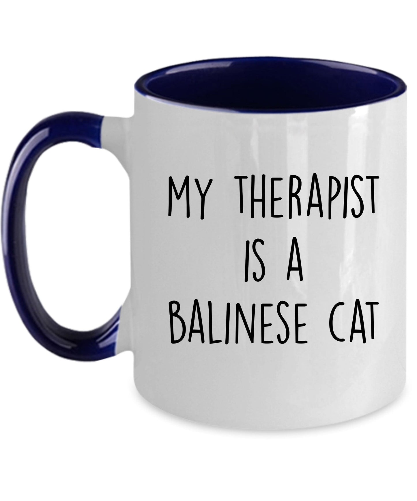 Balinese Cat Coffee Mug - My Therapist is a Balinese Cat