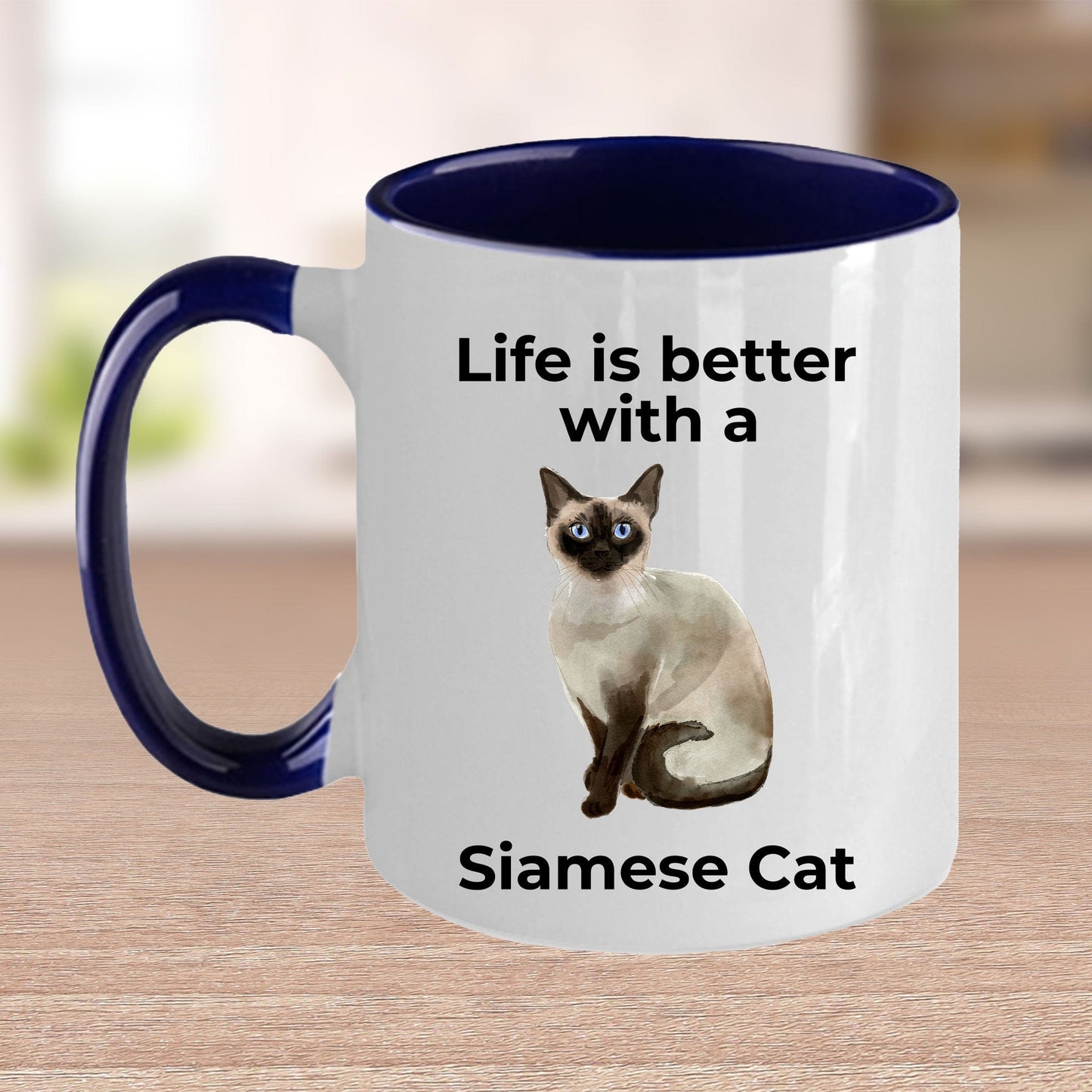 Siamese Cat Lover Coffee Mug Gift Life Is Better