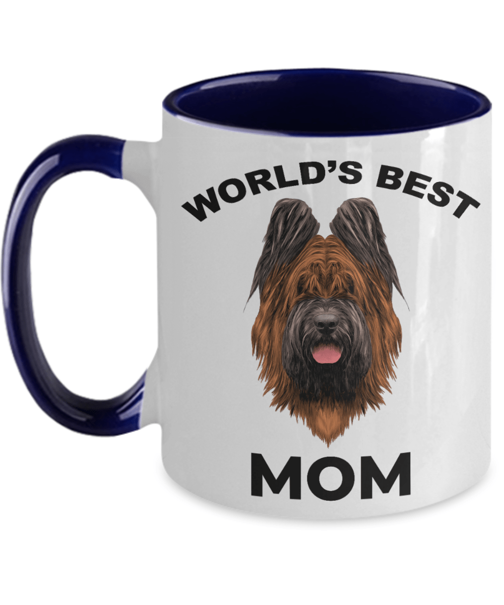 Briard Best Dog Mom Coffee Mug