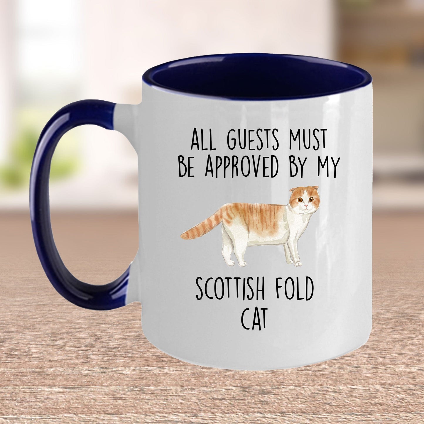 Scottish Fold Cat Funny Coffee Mug