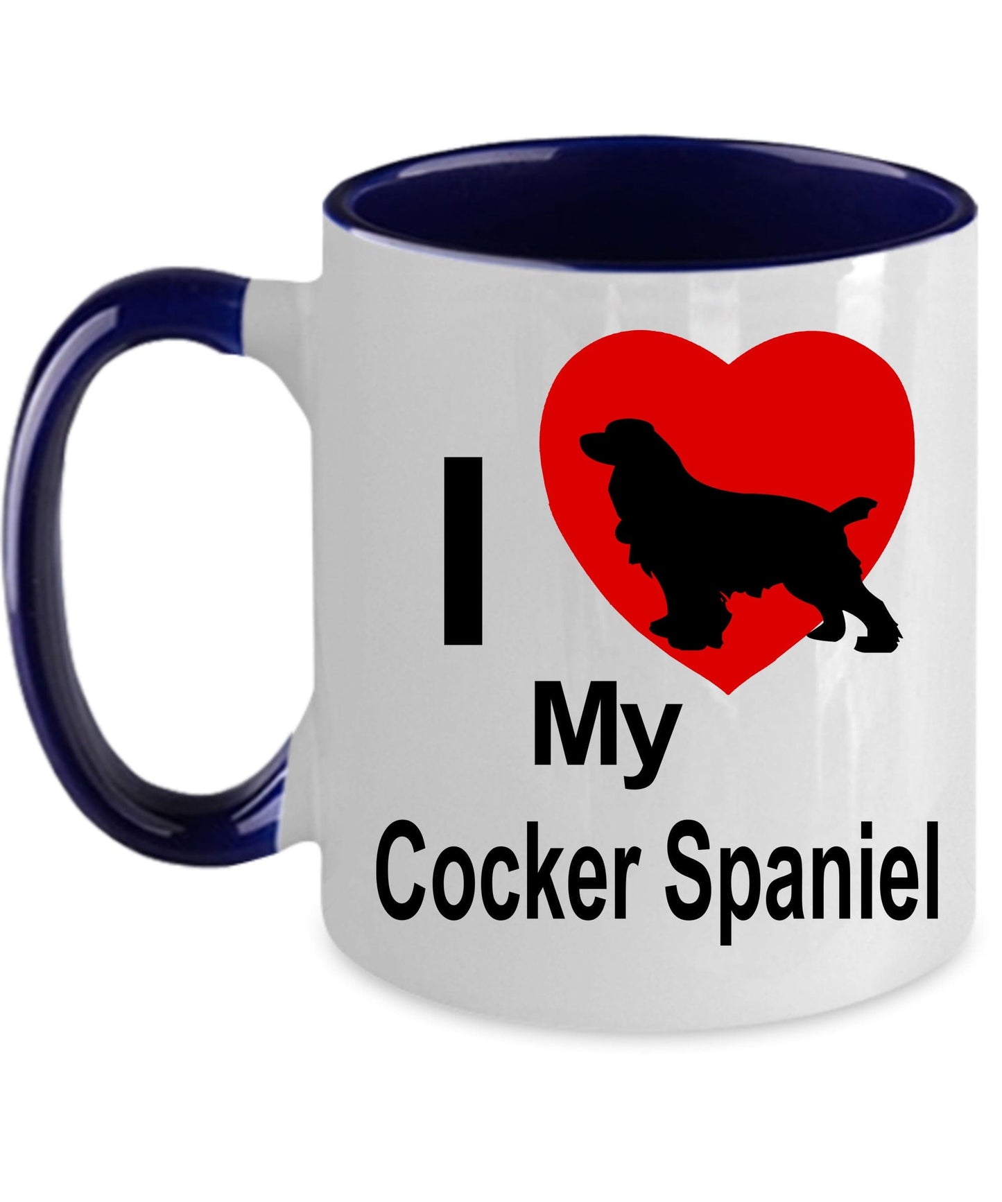 Cocker Spaniel Dog Lover Gift White Ceramic Coffee Mug