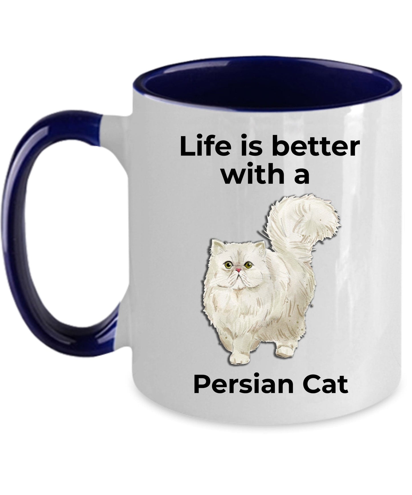 Persian Cat Coffee Mug - Life is Better