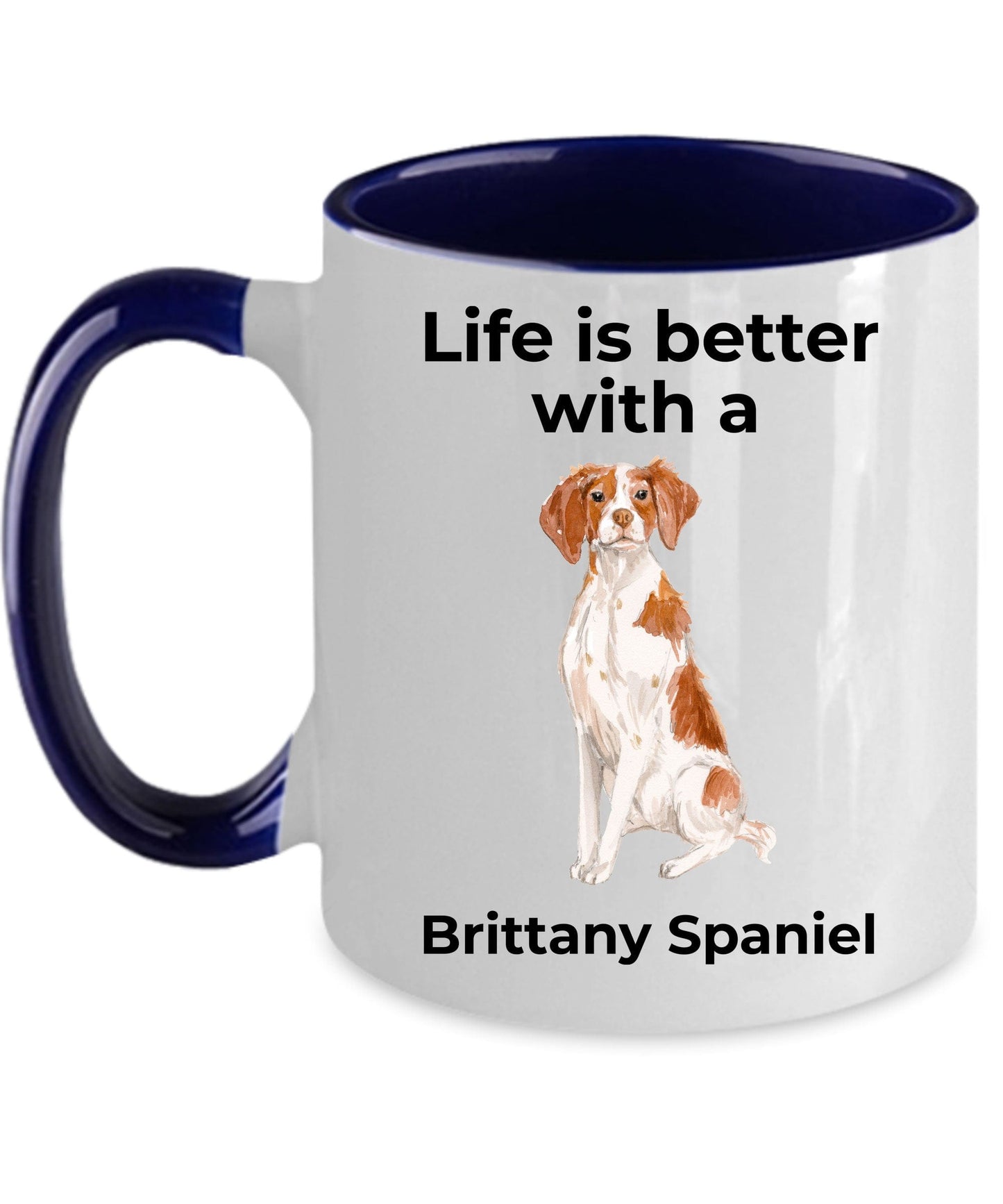 Brittany Spaniel Coffee Mug - Life is Better