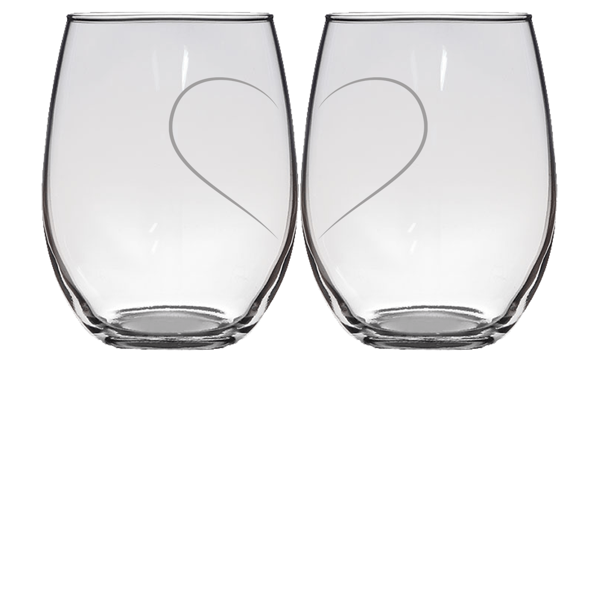 Stemless Wine Glass Set of 2- Luster Green – Studio 77 Gifts & Accessories