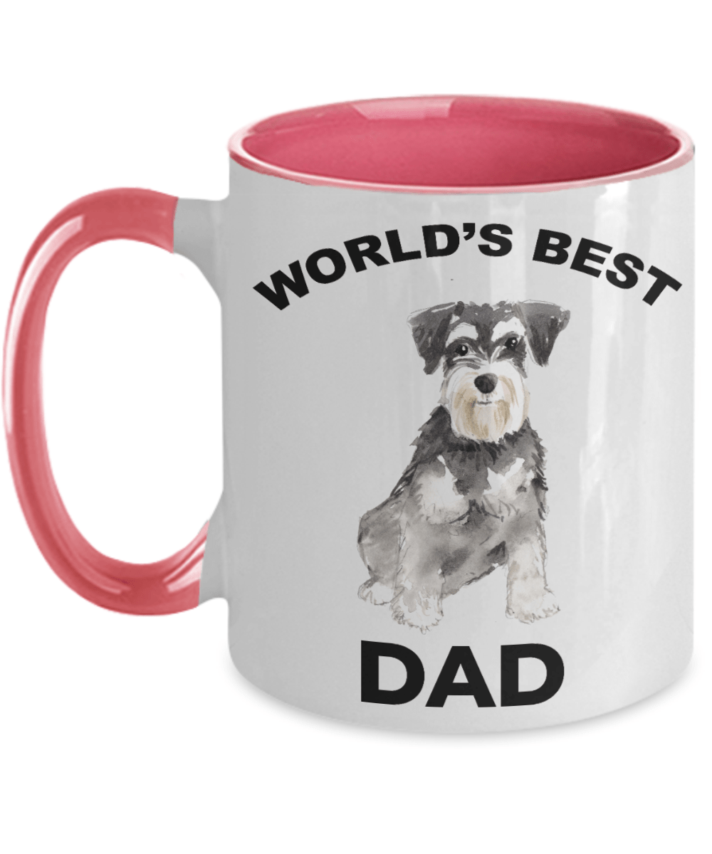 Miniature Schnauzer Best Dog Dad Coffee Mug