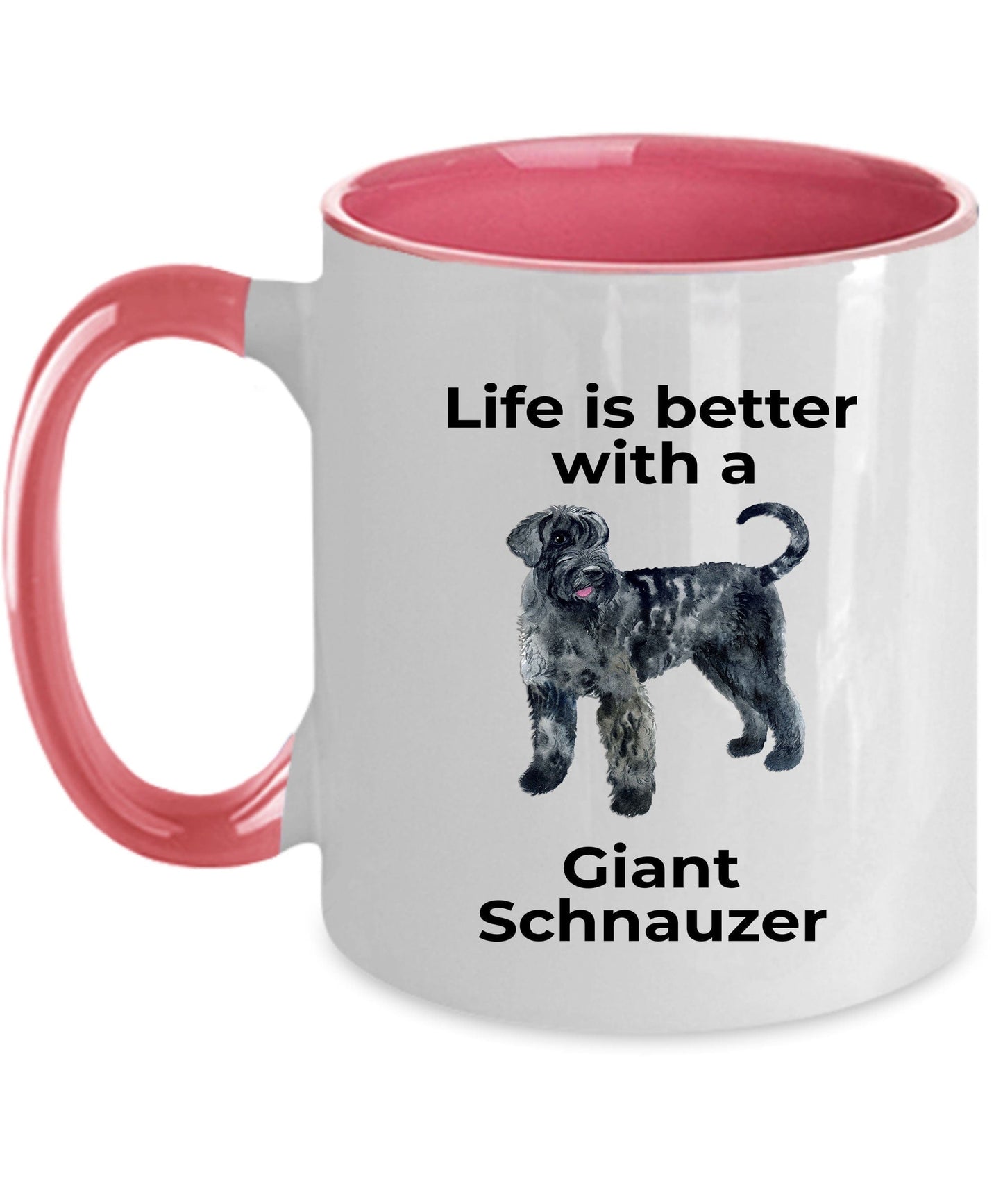 Giant Schnauzer Dog Coffee Mug - Life is Better