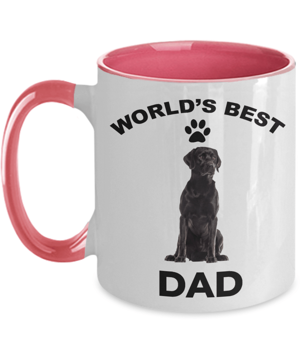 Black Labrador Retriever Best Dad Coffee Mug