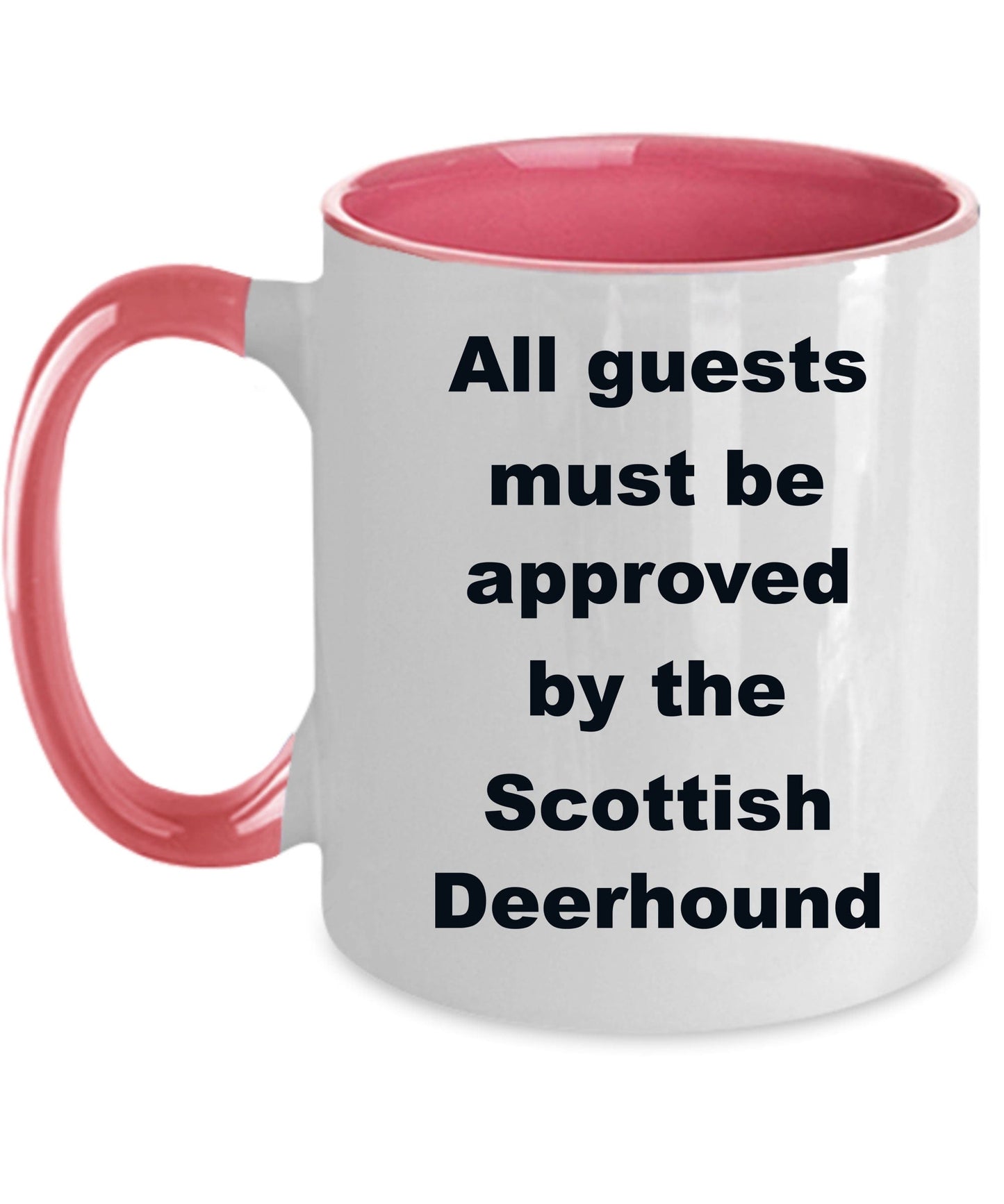 Scottish Deerhound Coffee Mug - All guests must be approved