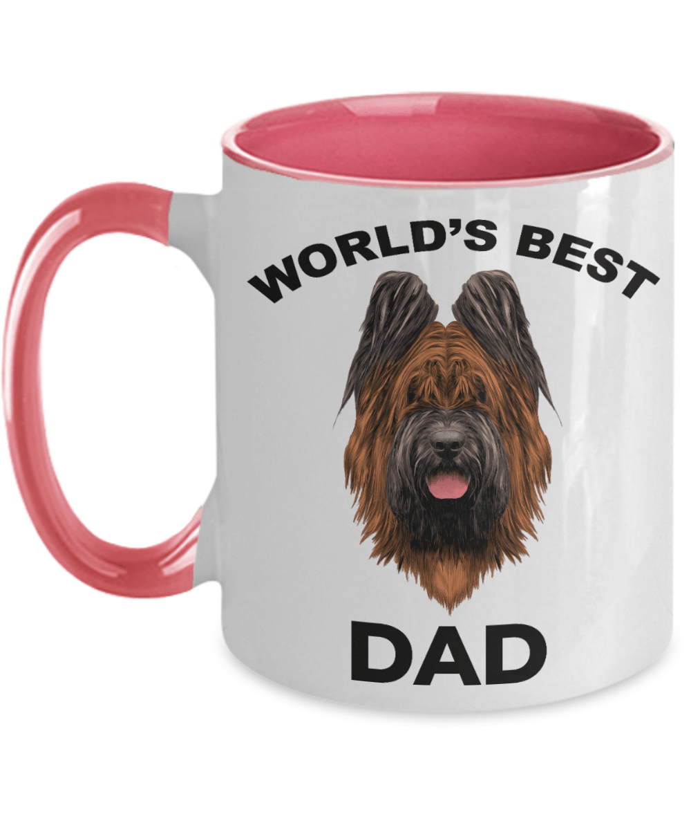 Briard Best Dog Dad Coffee Mug