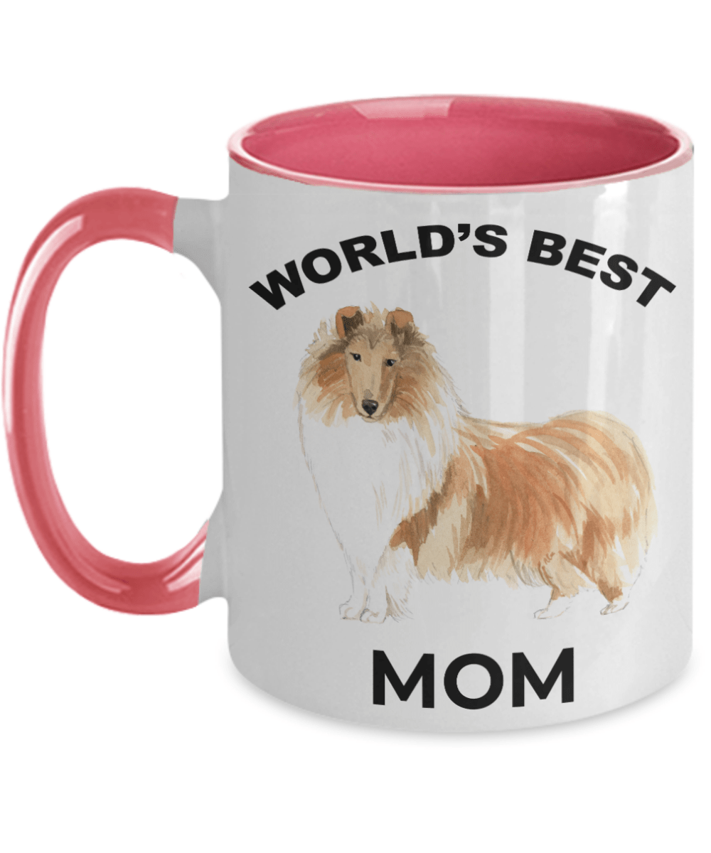 Collie Dog Best Mom Coffee Mug