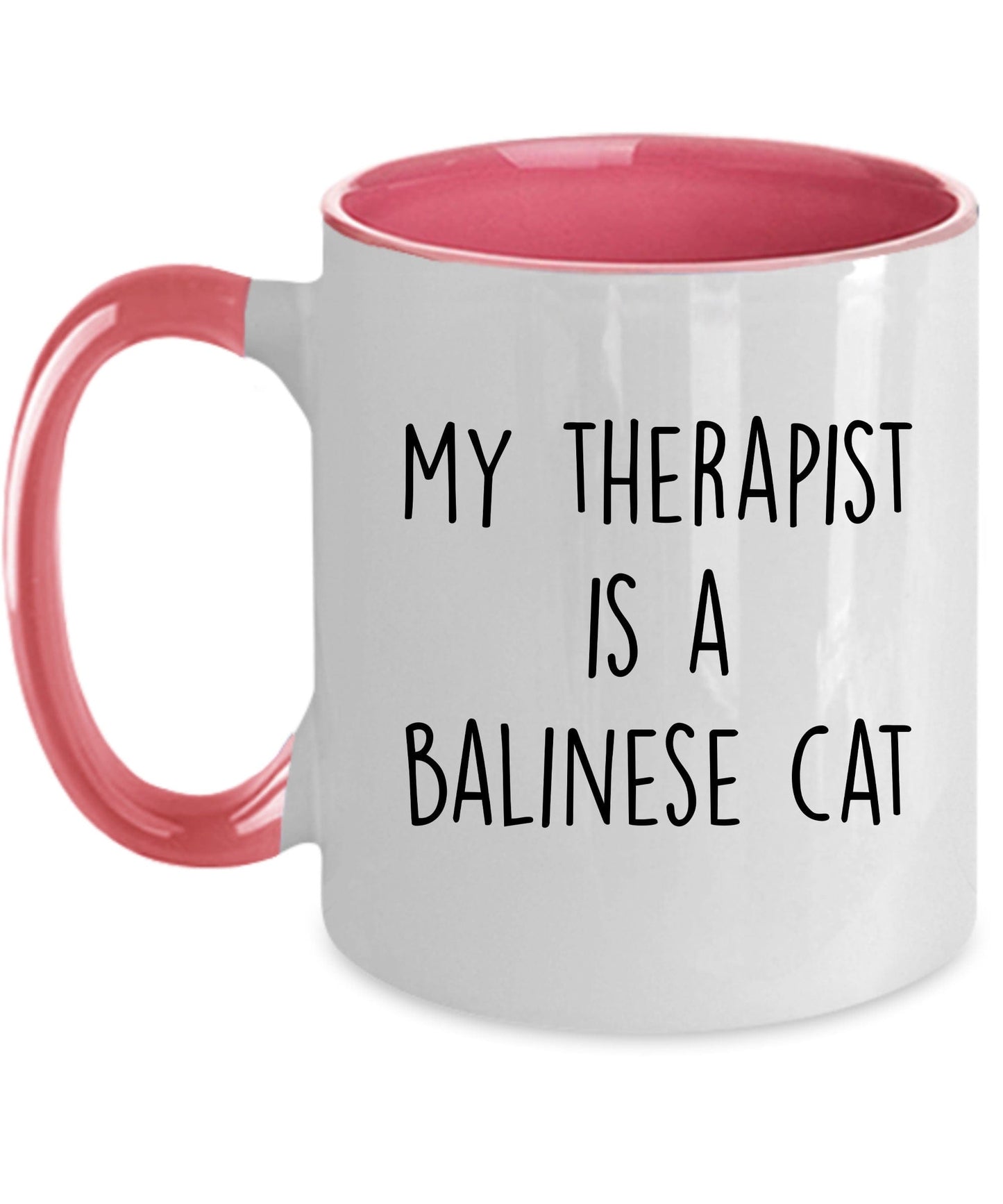 Balinese Cat Coffee Mug - My Therapist is a Balinese Cat