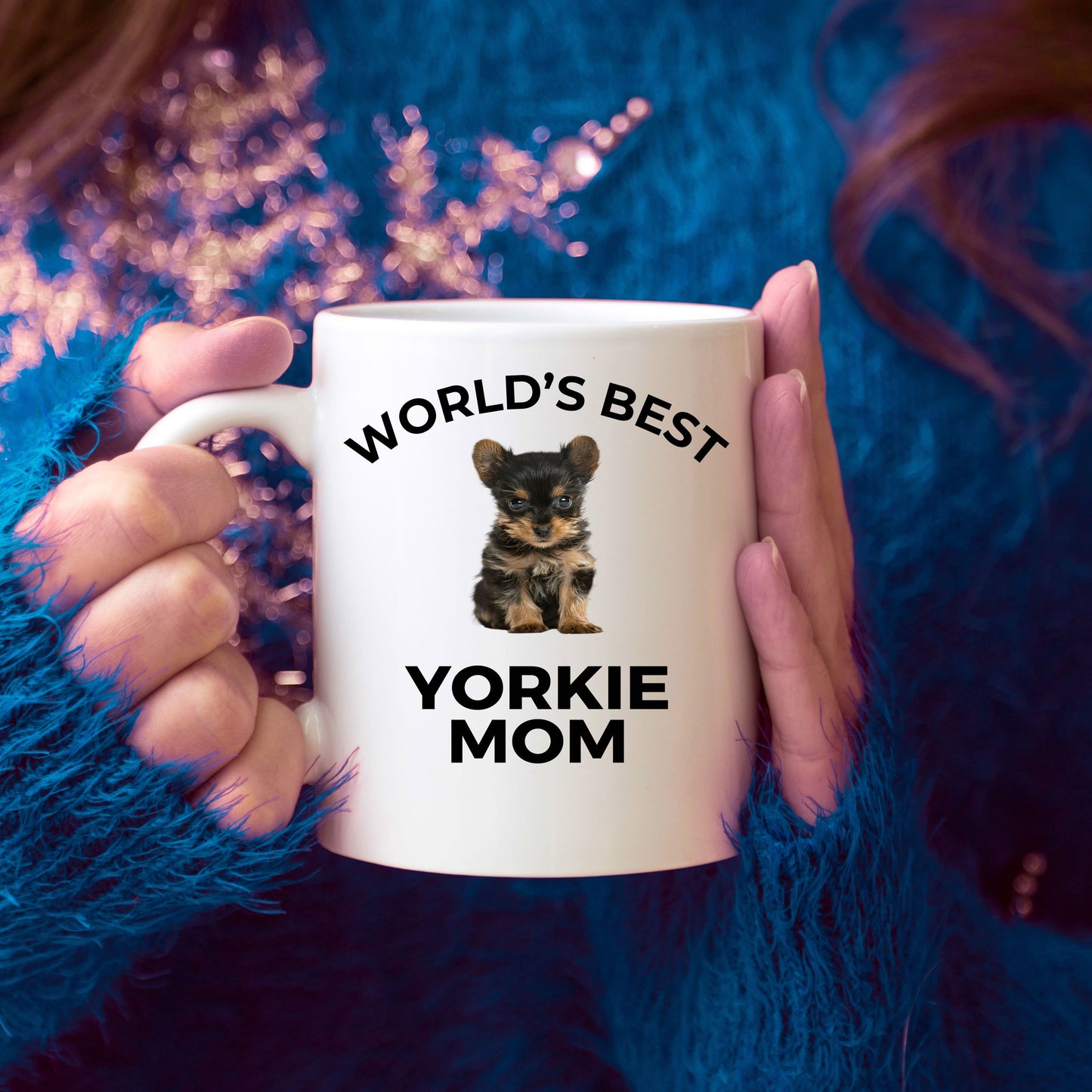 Yorkshire Terrier Puppy Dog Mom Coffee Mug