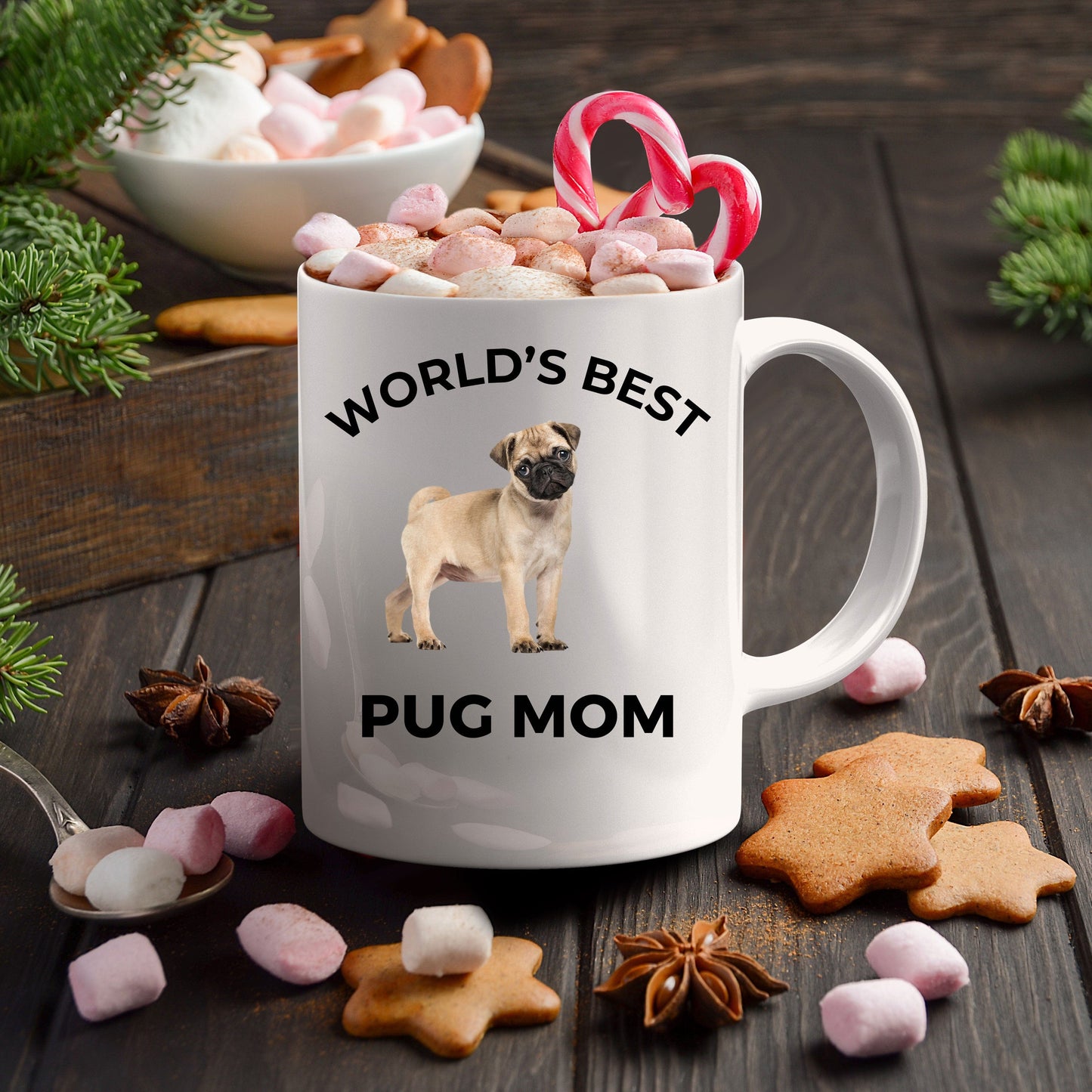 Pug Puppy Dog Mom Coffee Mug