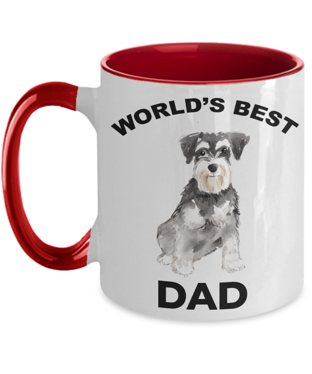 Miniature Schnauzer Best Dog Dad Coffee Mug
