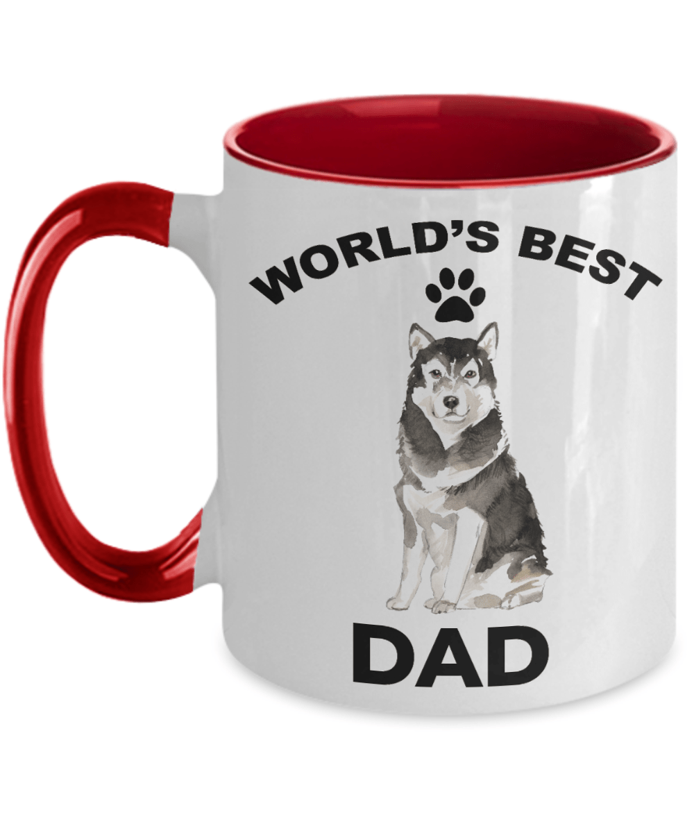 Alaskan Malamute Best Dad Coffee Mug