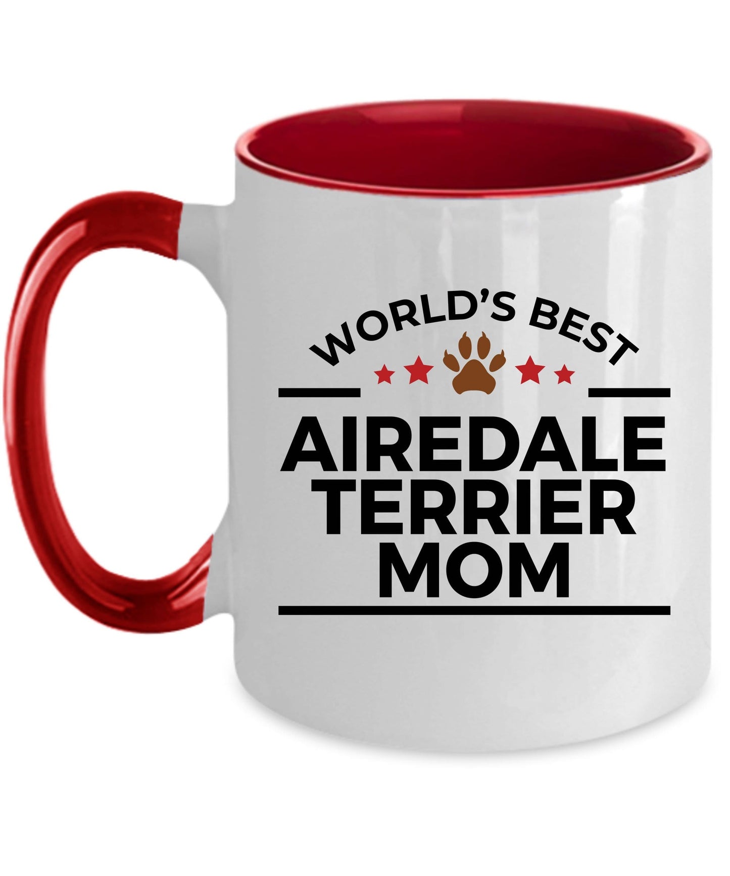 Airedale Terrier Dog Mom Coffee Mug