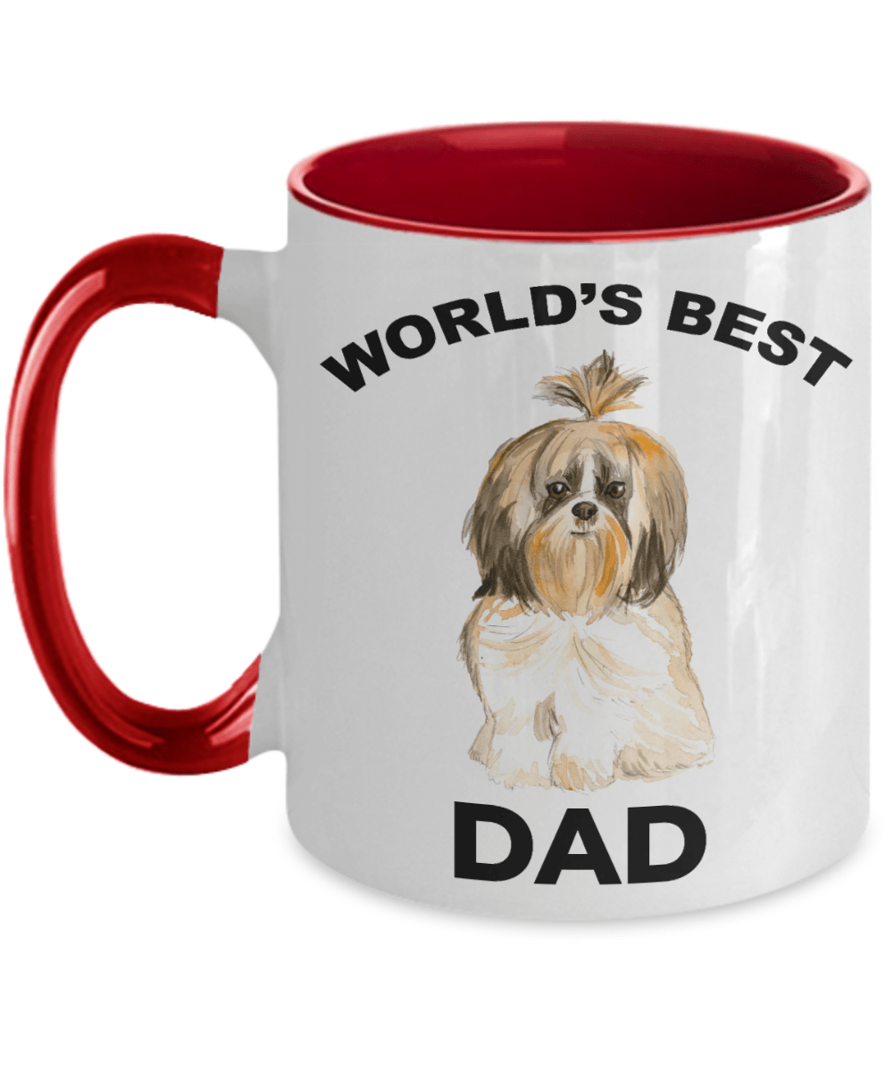 Shih Tzu Best Dog Dad Coffee Mug