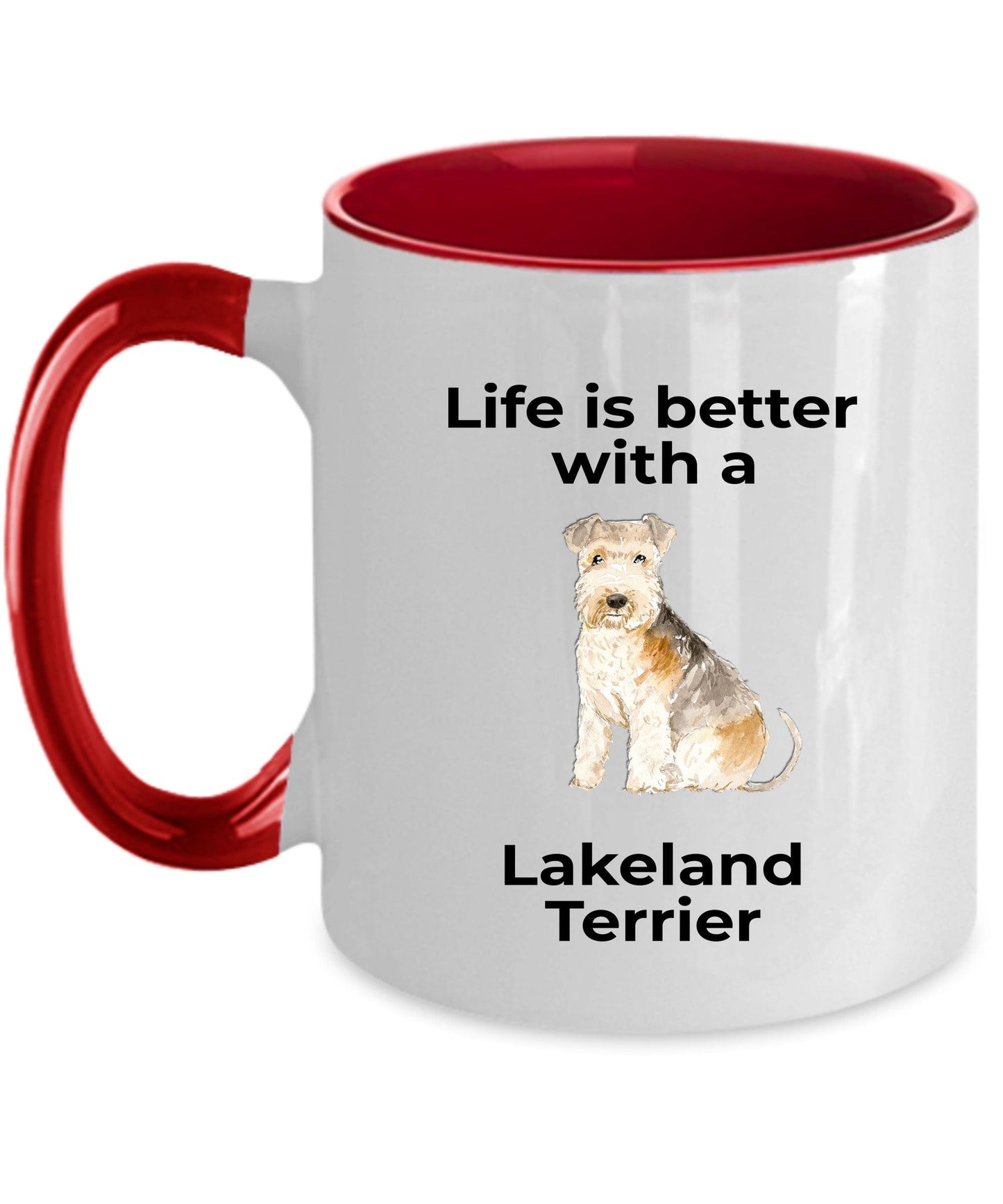 Lakeland Terrier Dog Coffee Mug - Life is Better