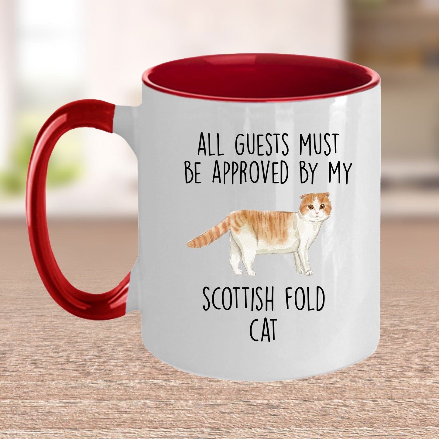 Scottish Fold Cat Funny Coffee Mug