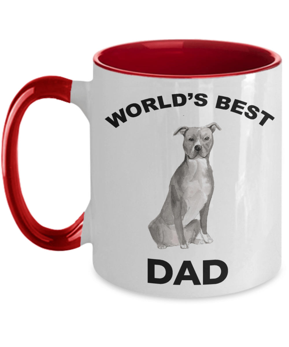 American Staffordshire Terrier Best Dog Dad Coffee Mug