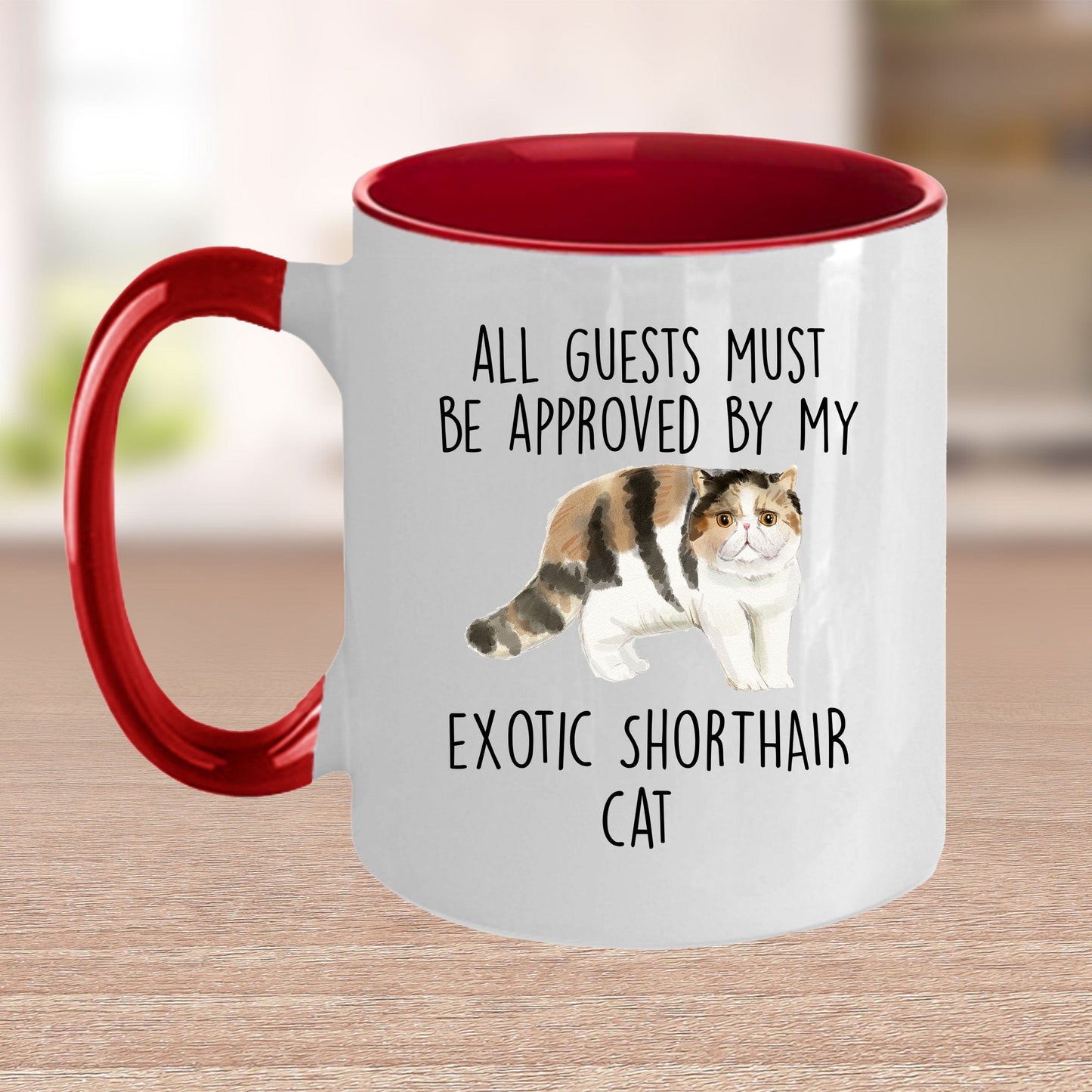 Exotic Shorthair Cat Funny Coffee Mug