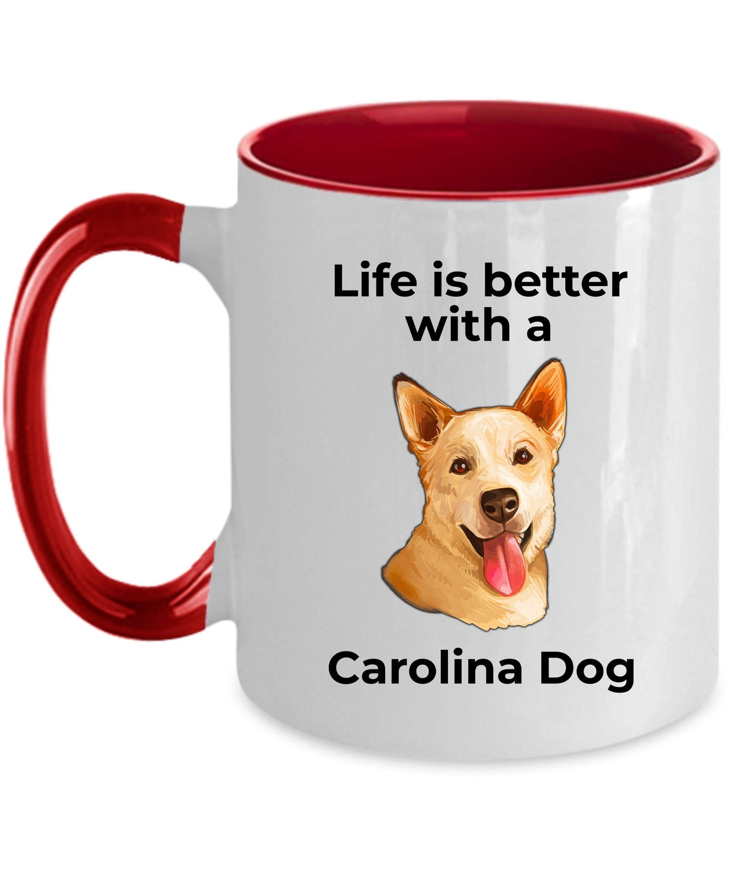 Carolina Yellow Dog Coffee Mug - Life is Better with a Carolina Dog