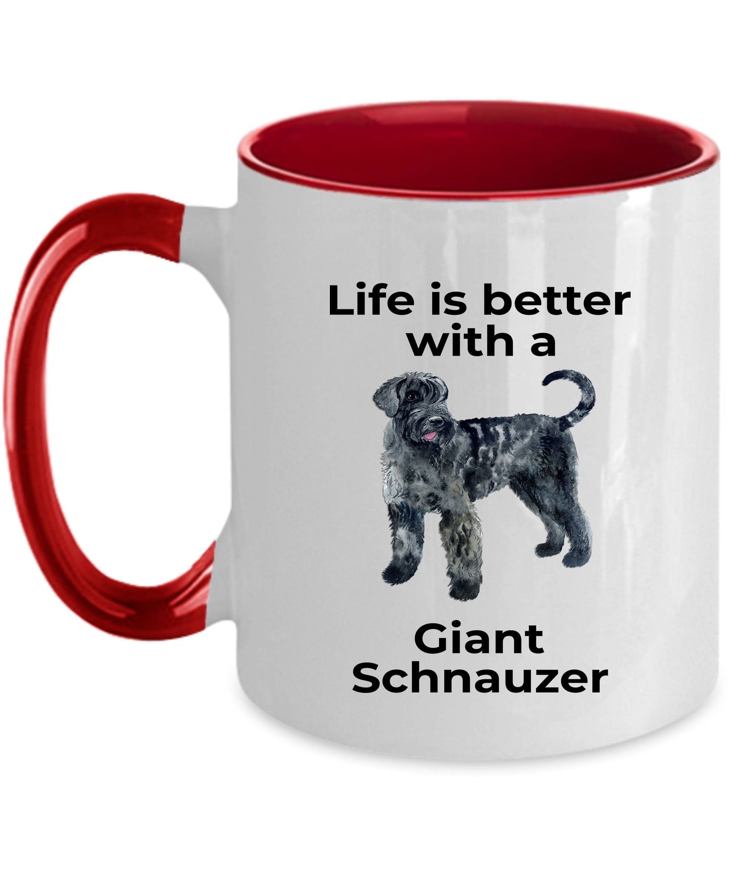 Giant Schnauzer Dog Coffee Mug - Life is Better