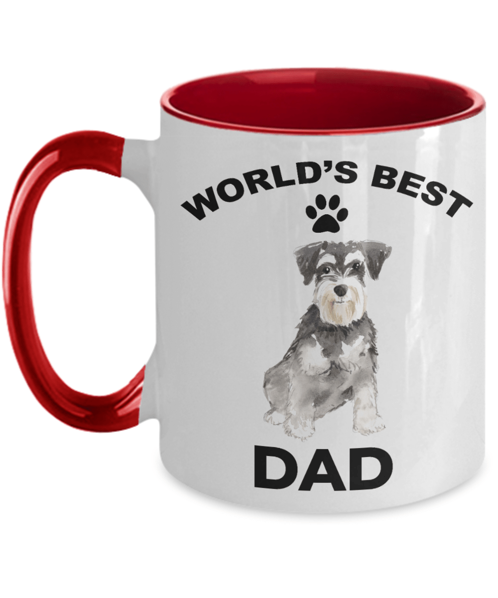 Miniature Schnauzer Best Dad Coffee Mug