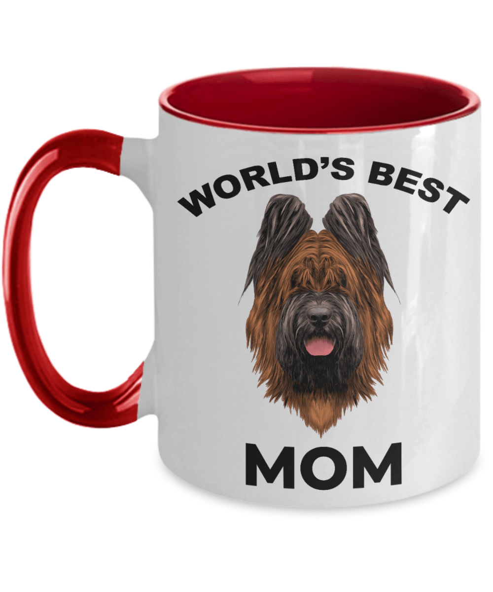 Briard Best Dog Mom Coffee Mug