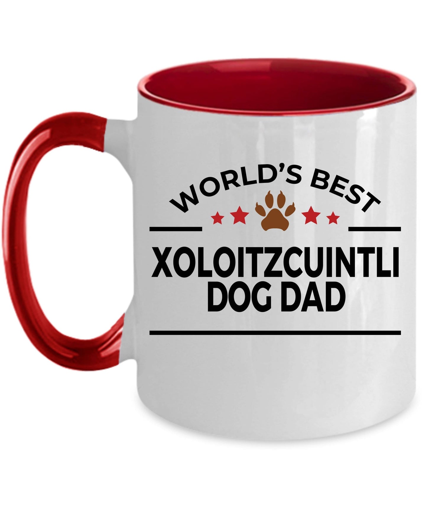 Xoloitzcuintli Best Dog Dad Ceramic Coffee Mug
