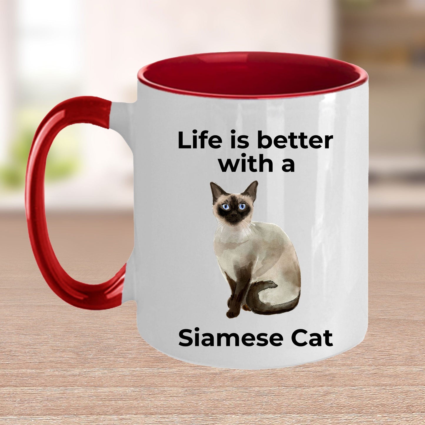 Siamese Cat Lover Coffee Mug Gift Life Is Better
